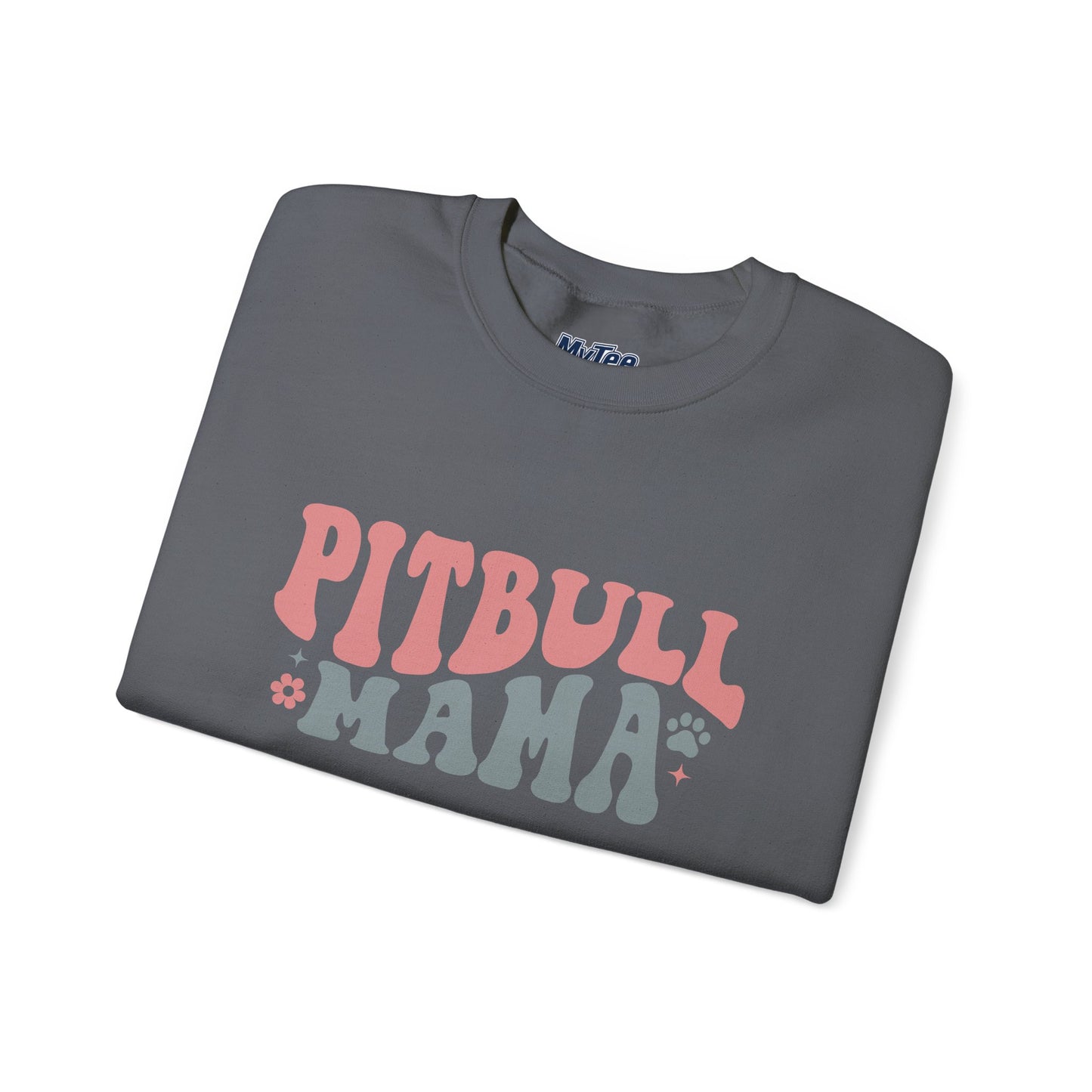 Pitbull Mama Crewneck Sweatshirt | Perfect Gift for Dog Mom