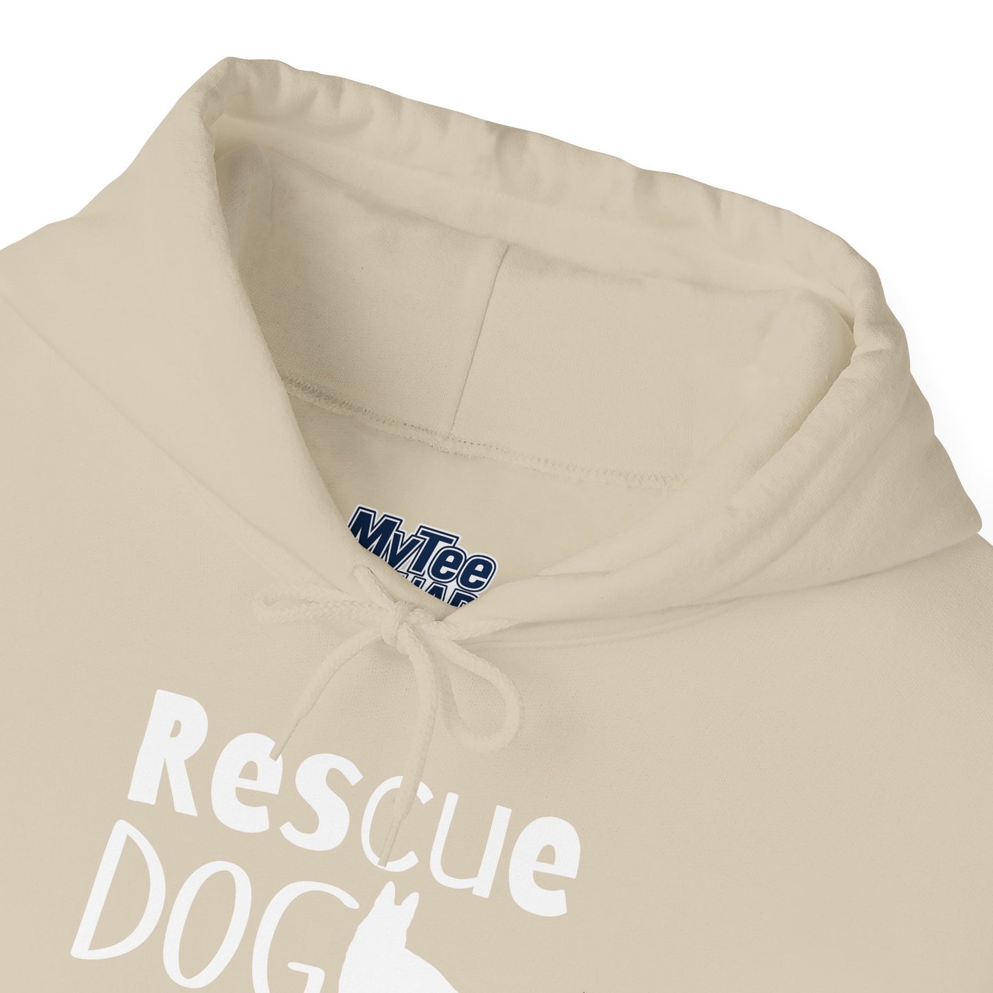 'Rescue Dog Mom Hoodie' - Cozy Sweatshirt for Pet Lover Mommies