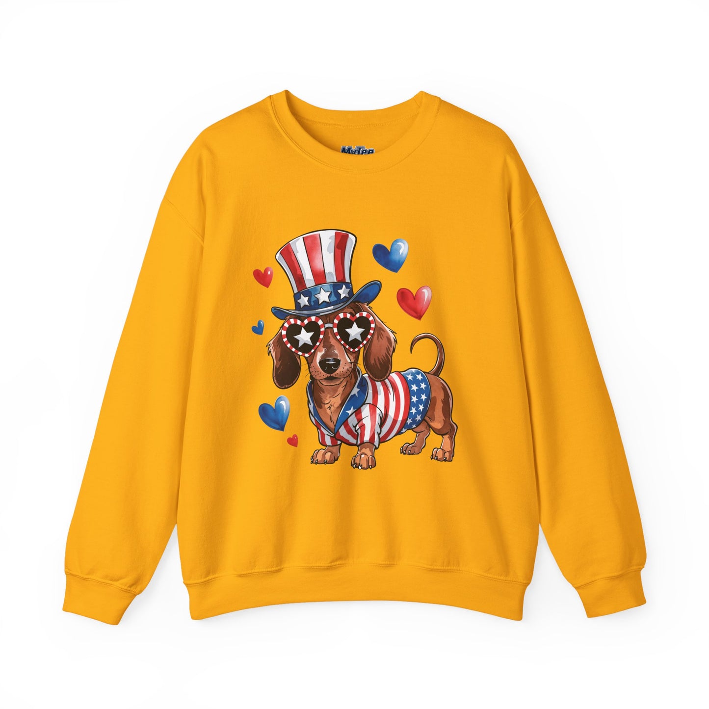 Patriotic Dachshund Dog Unisex Sweatshirt