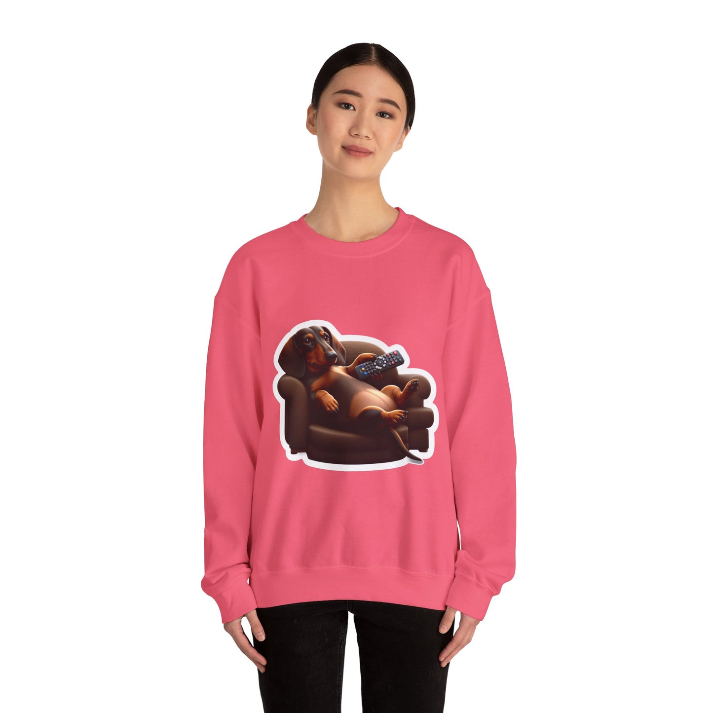 Dachshund Do Not Disturb Sweatshirt – Unisex Lounge Mode On