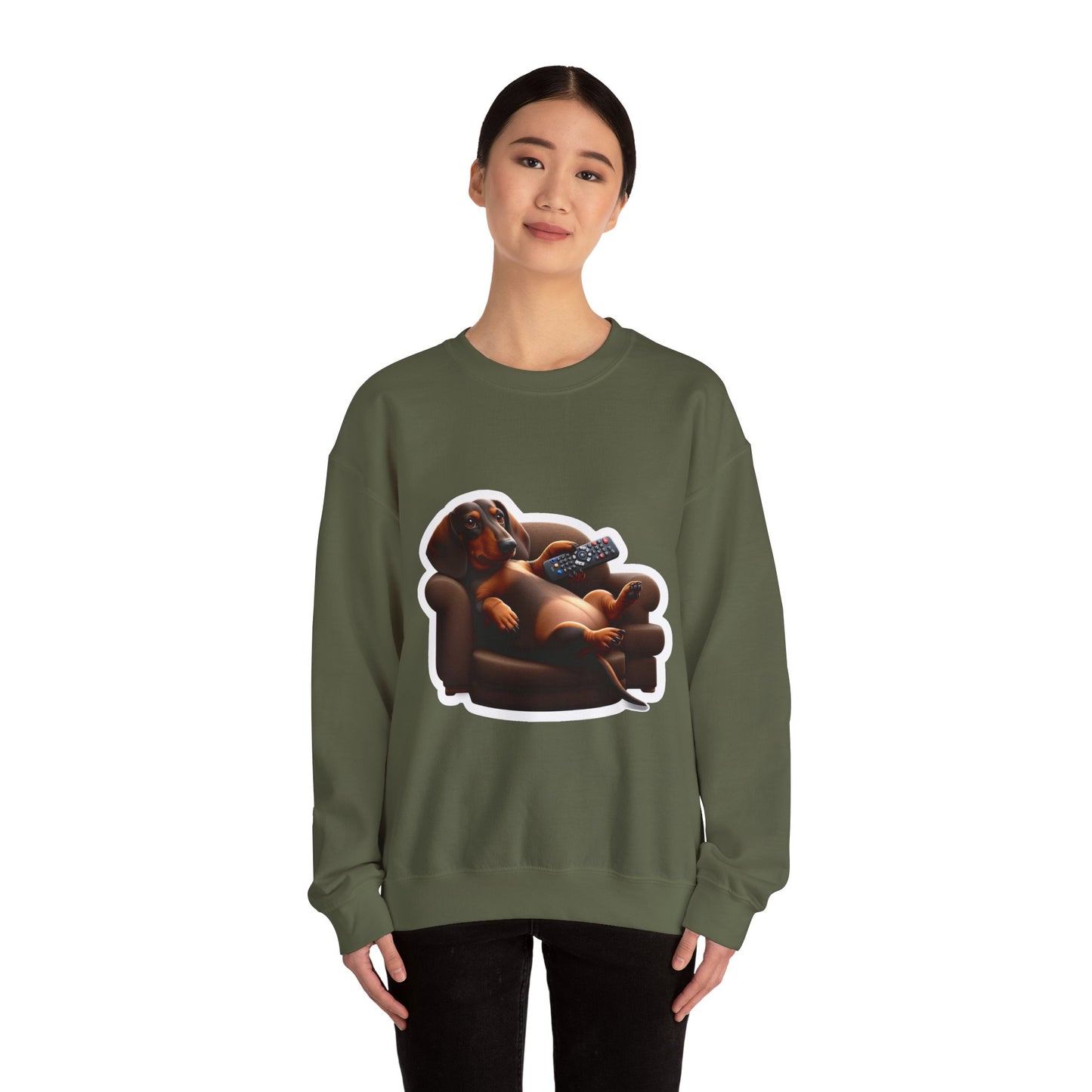 Dachshund Do Not Disturb Sweatshirt – Unisex Lounge Mode On