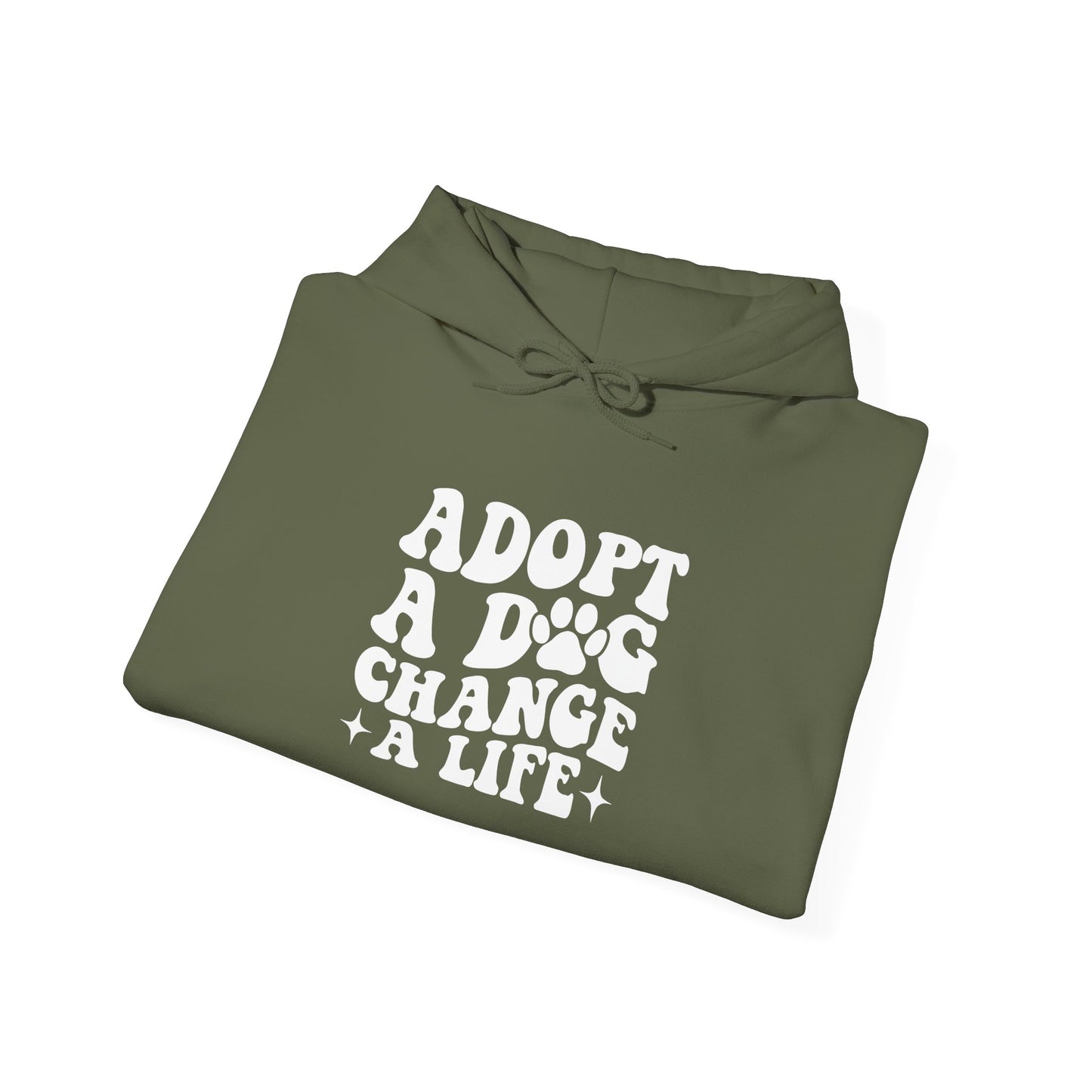 Adopt A Dog Change A Life Unisex Hoodie | Perfect For Animal Lovers