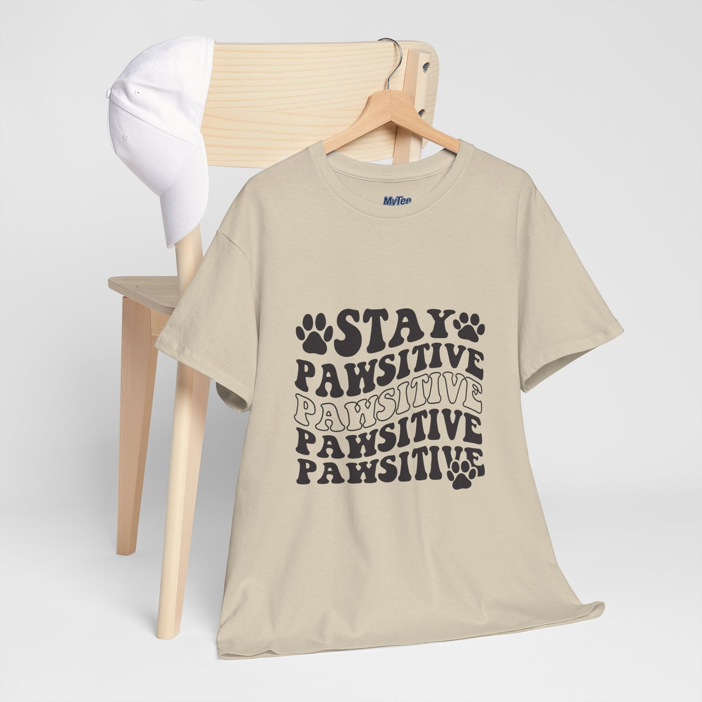 Stay Pawsitive Unisex T-Shirt For Animal Lovers