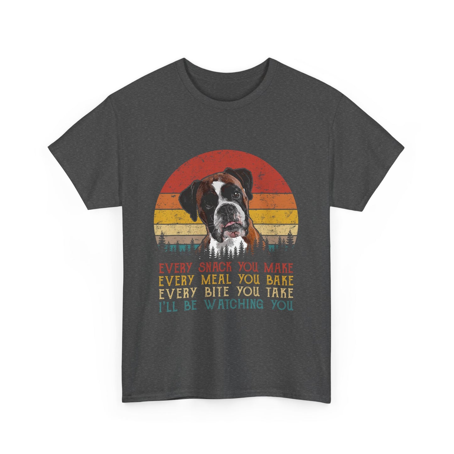 Every Snack You Make Retro Dog Lover - Cotton T-Shirt