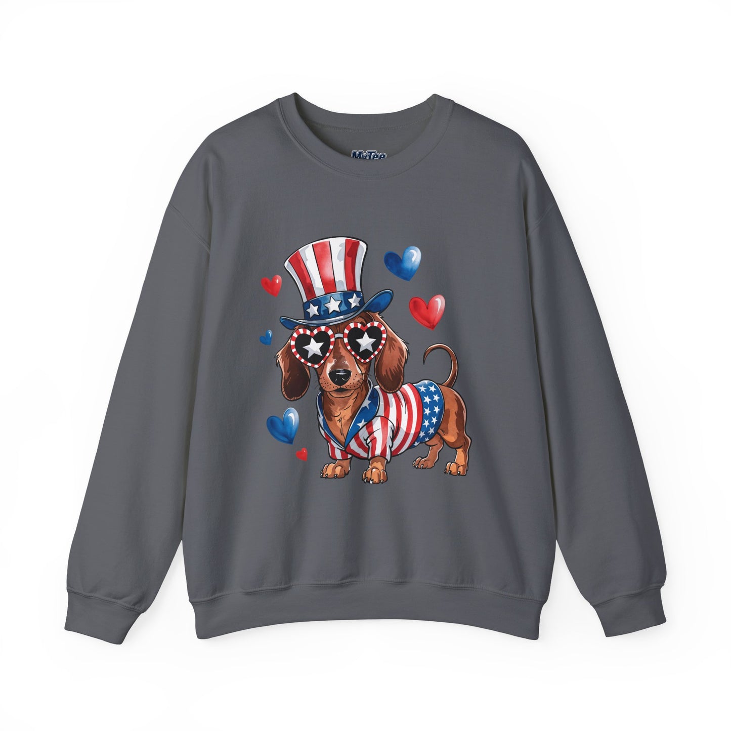 Patriotic Dachshund Dog Unisex Sweatshirt