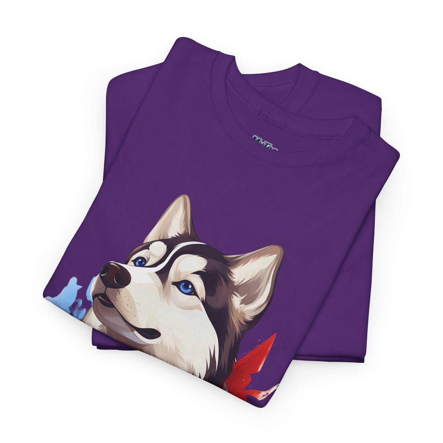 Patriotic Siberian Husky Unisex T-Shirt