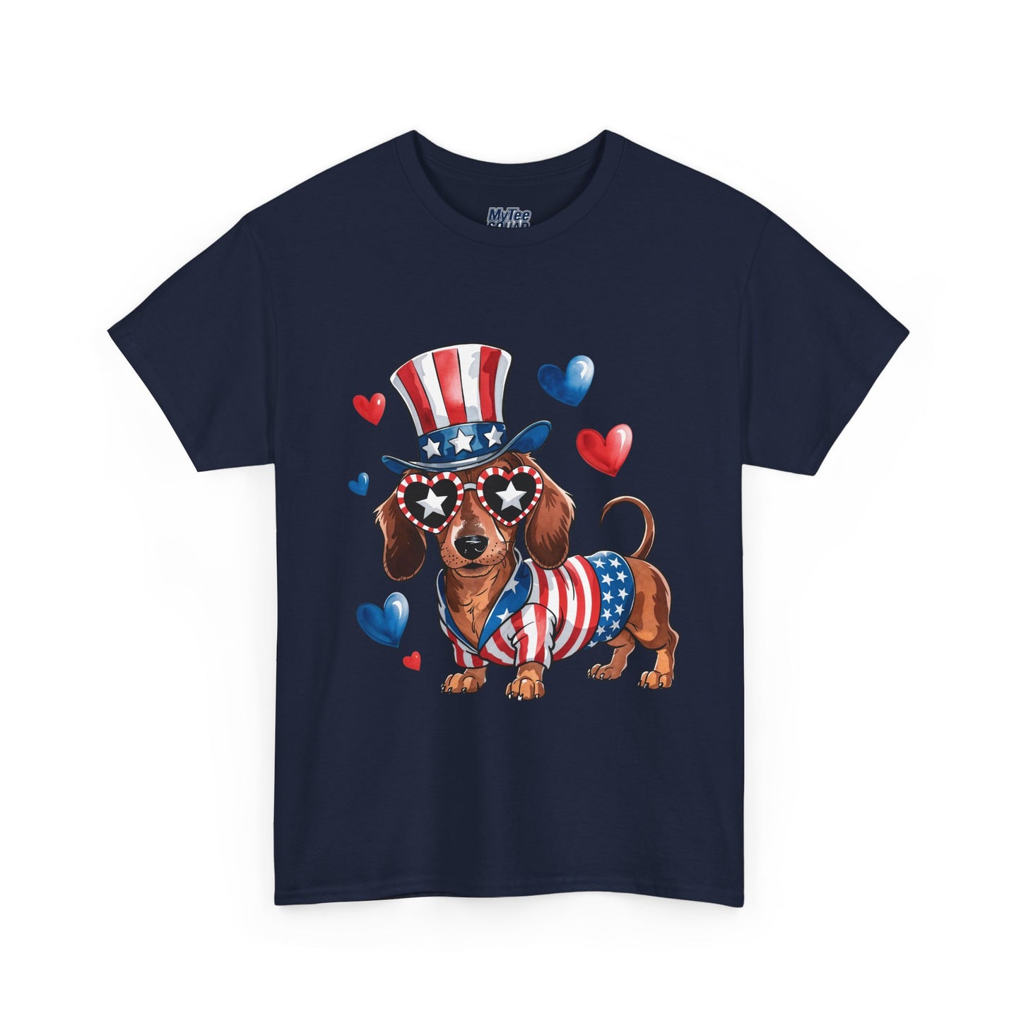 Patriotic Dachshund Unisex T-Shirt | Dog Lover Gift, July 4th Celebration
