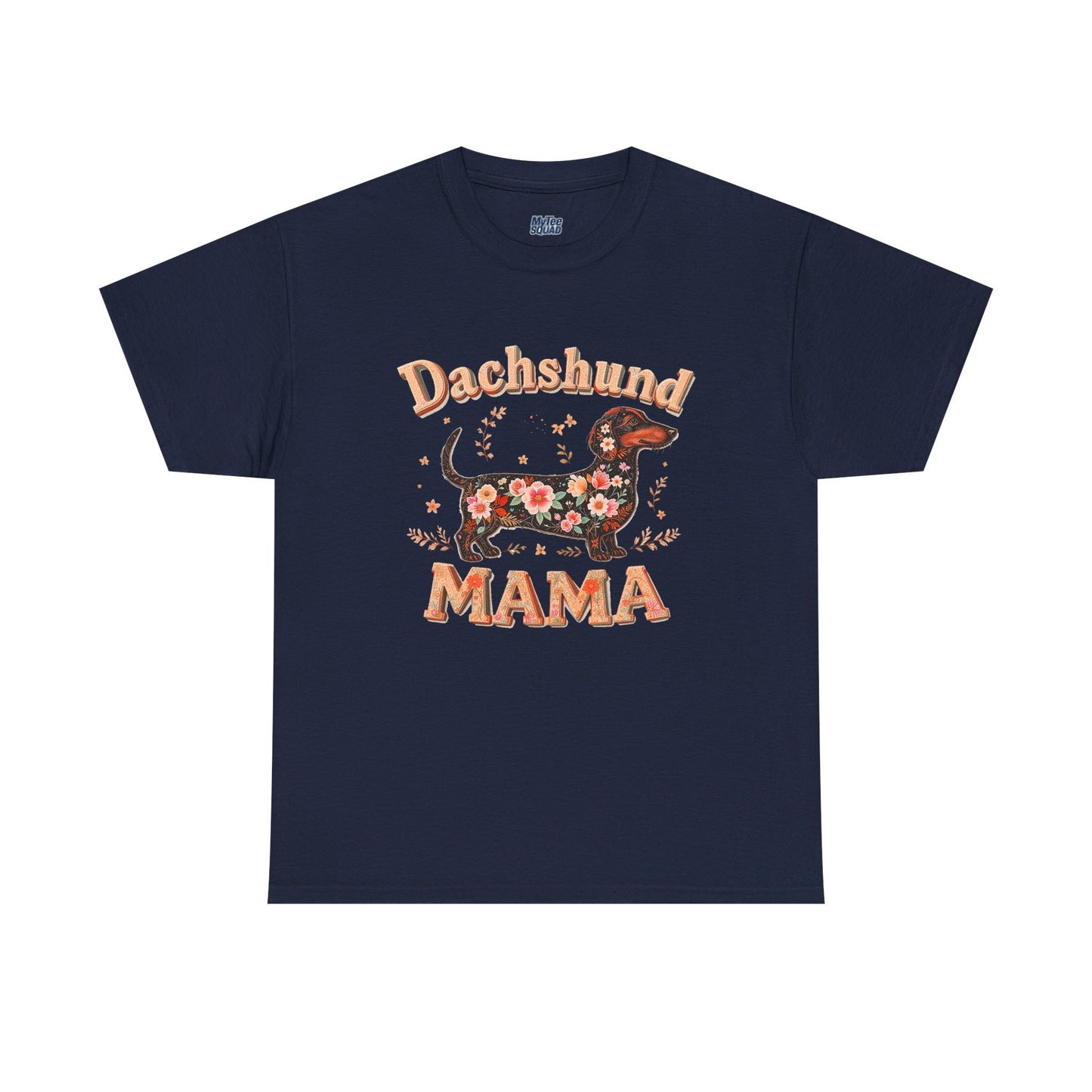 Dachshund Mama T-Shirt – Cute Floral Pup Lover Tee