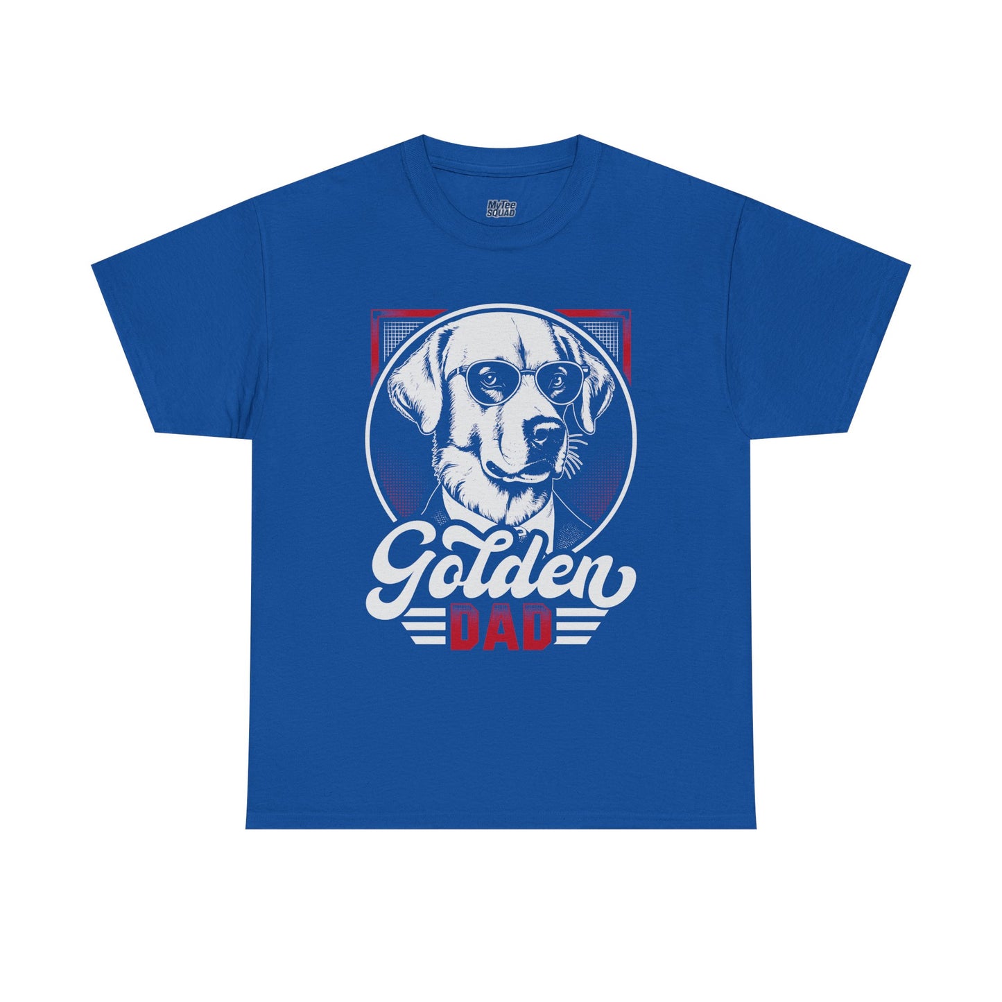 Golden Dad, Golden Retriever T-Shirt | Best For Dog Dad