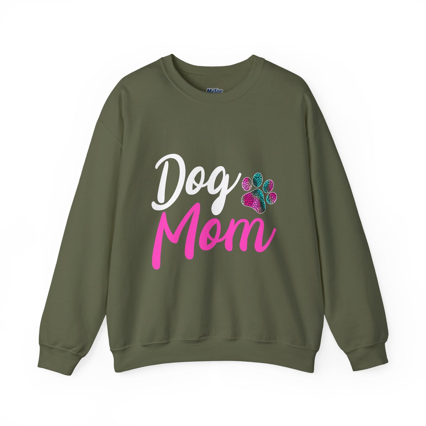 Snug Life: Dog Mom Edition – Graphic Crewneck Sweatshirt