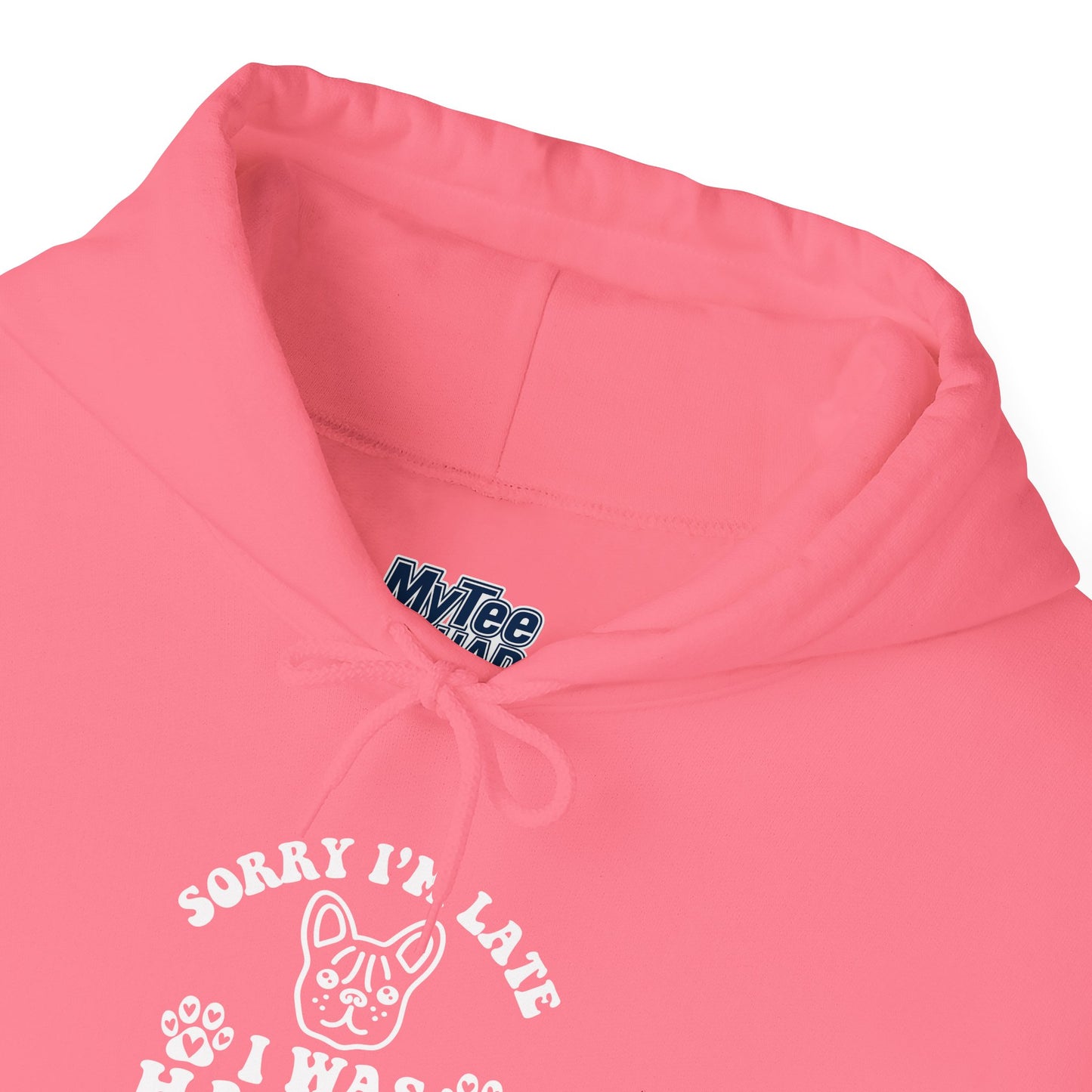 Sorry I’m Late Hoodie – Hanging With My Dog Vibe