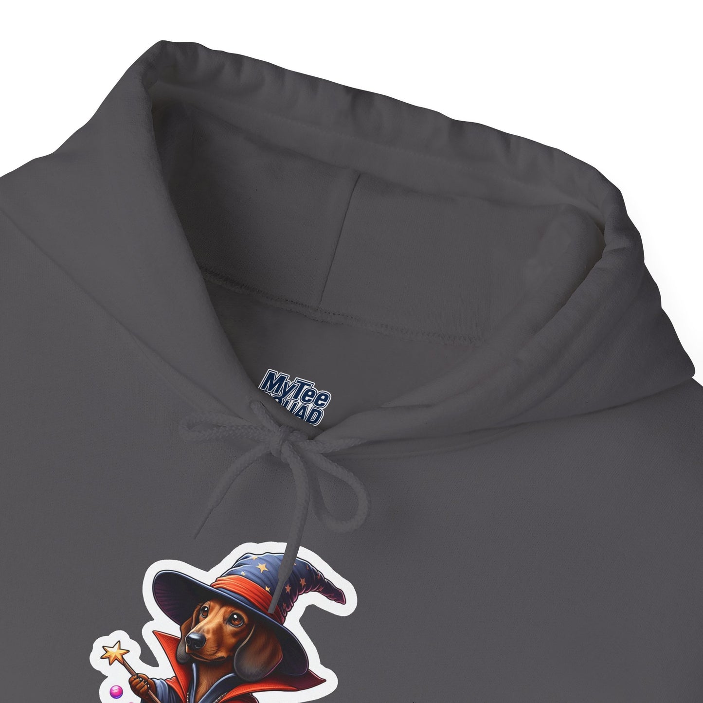 Dachshund Wizard Unisex Hoodie – Bewitching Dog Graphic
