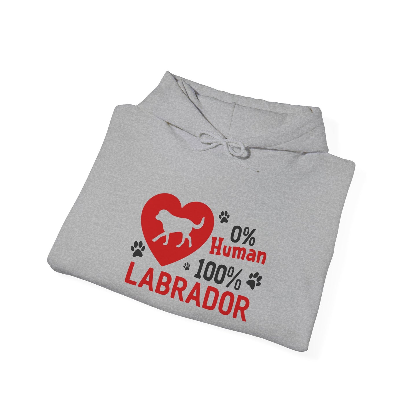 0% Human 100% Labrador Unisex Hoodie