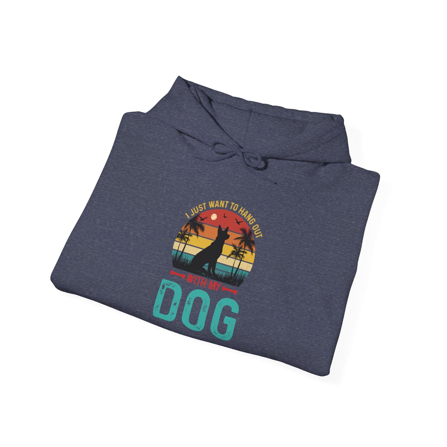 i Just Want To Hangout With My Dog' German Shephard Unisex T-Shirt
