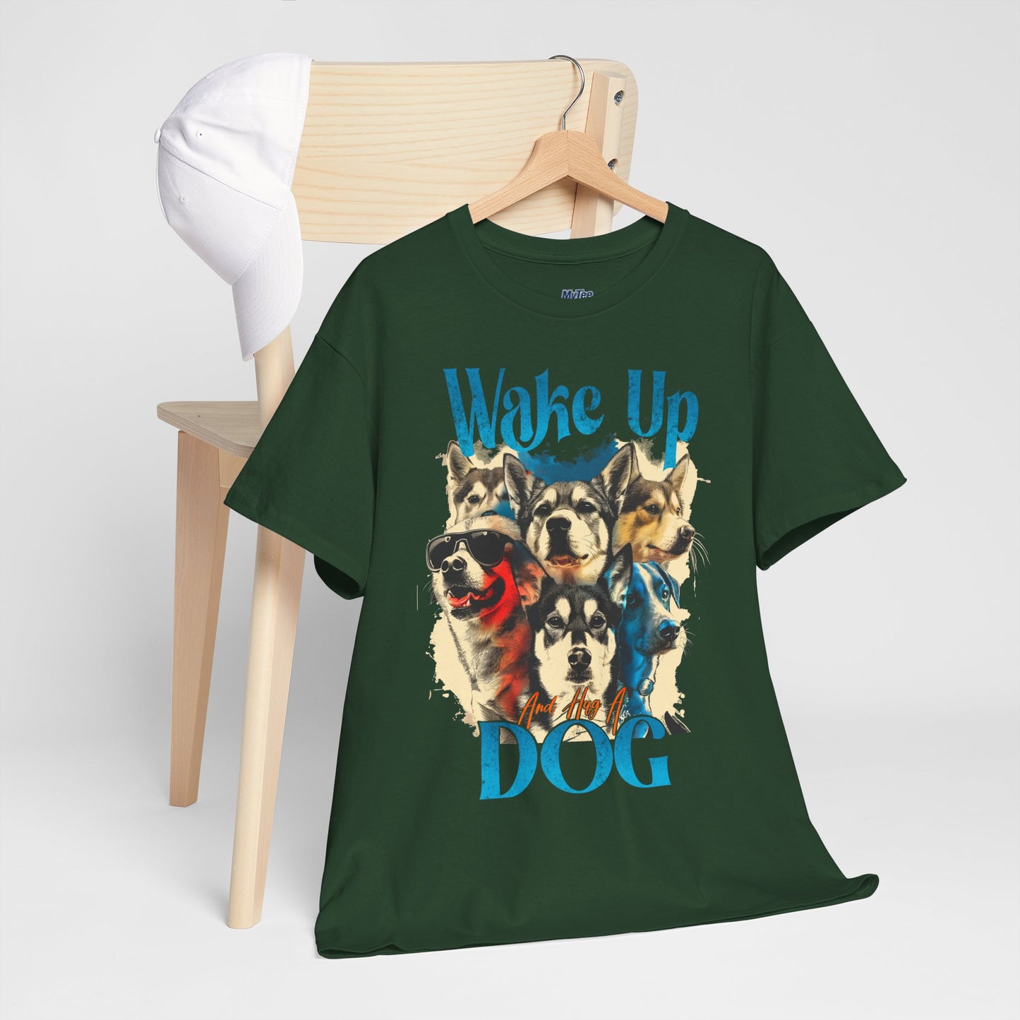 Wake Up Dog Unisex Cotton Tee