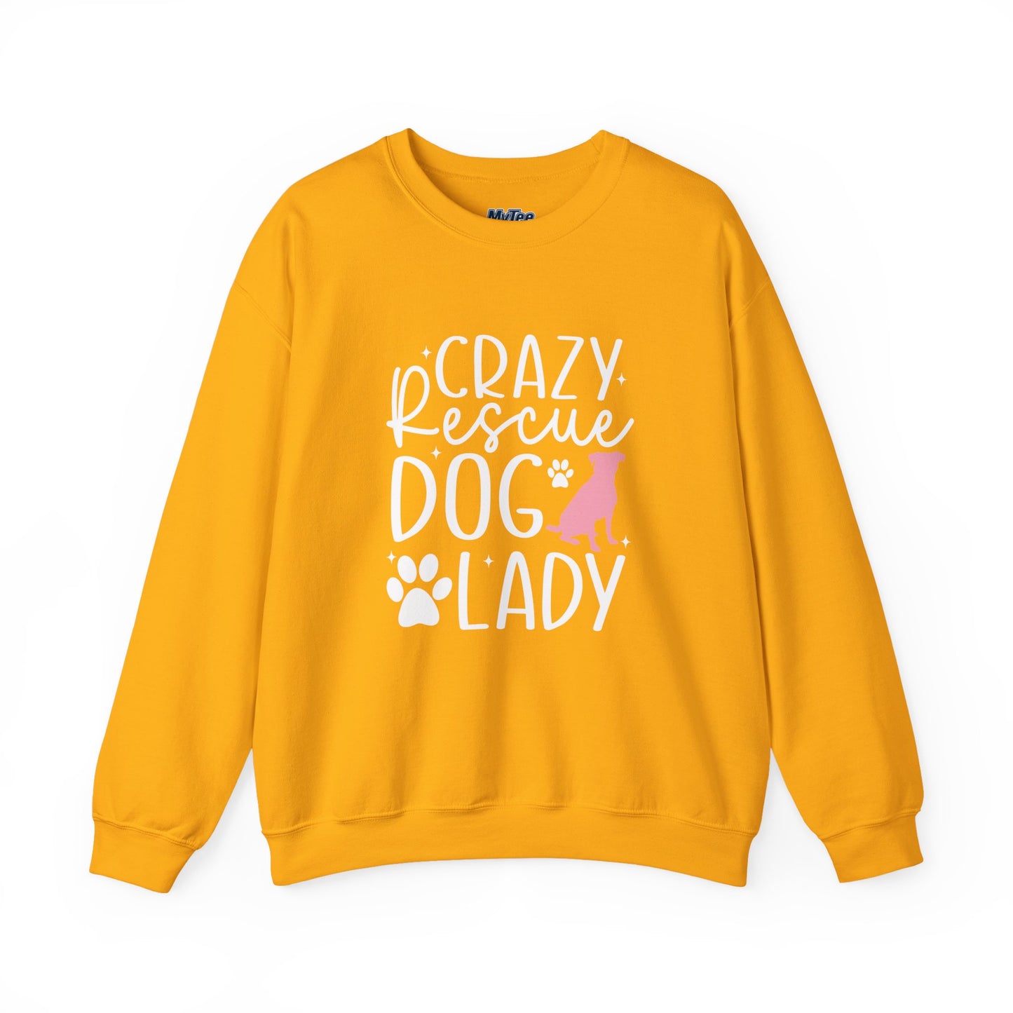 Crazy Rescue Dog Lady Sweatshirt | Dog Mom Crewneck