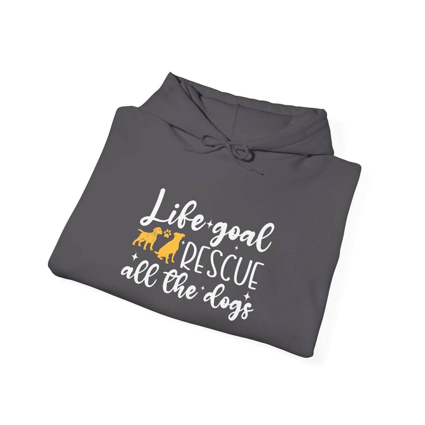 Life Goal Dog Rescue Unisex Hoodie – Cozy & Compassionate