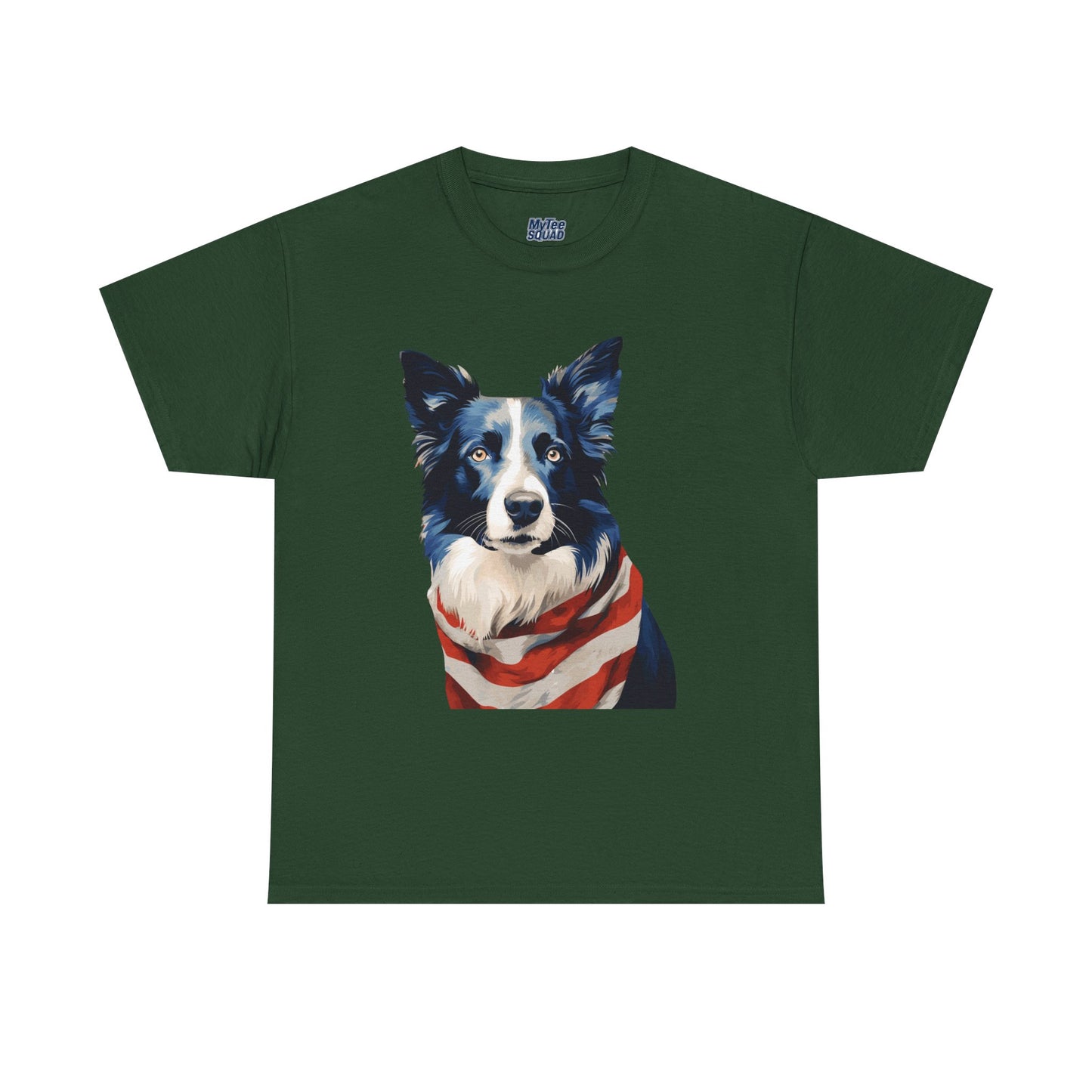 Patriotic Border Collie Unisex T-Shirt