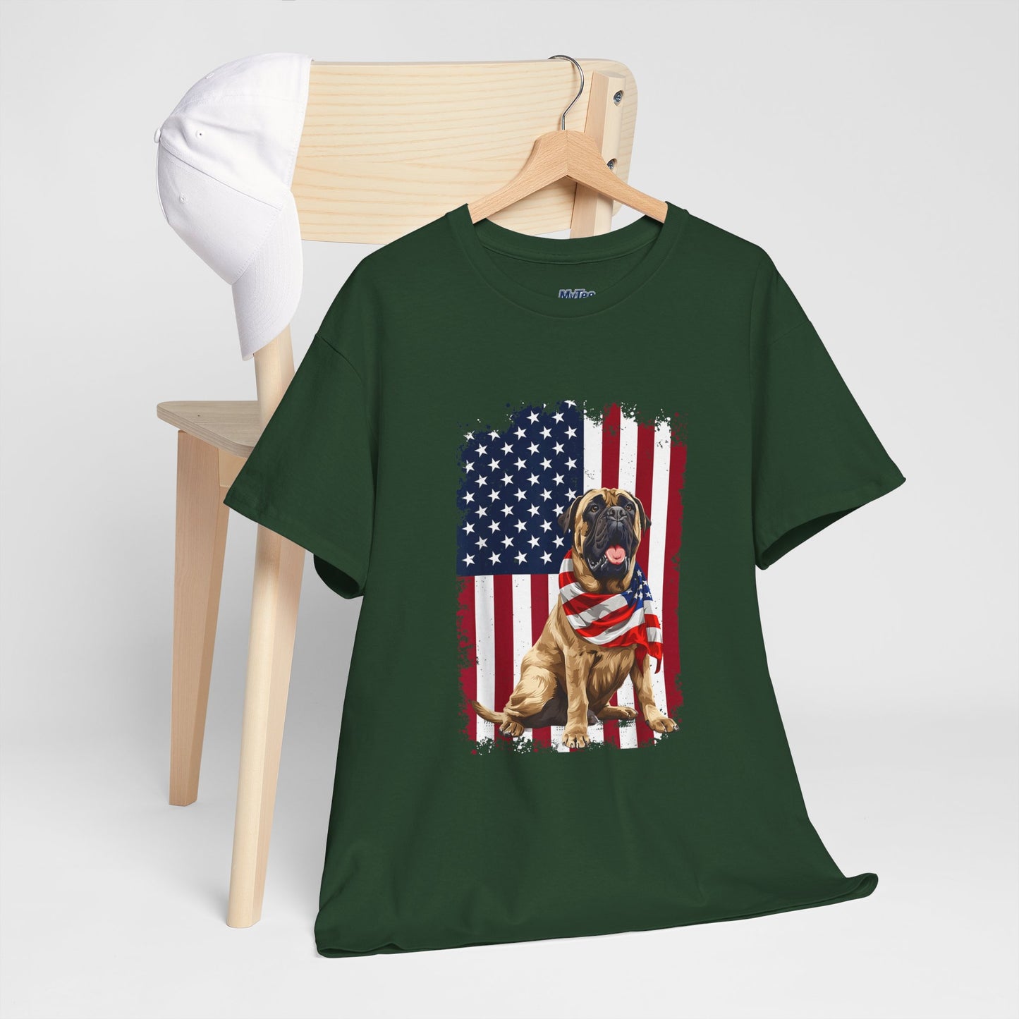 Patriotic English Mastiff Unisex T-Shirt