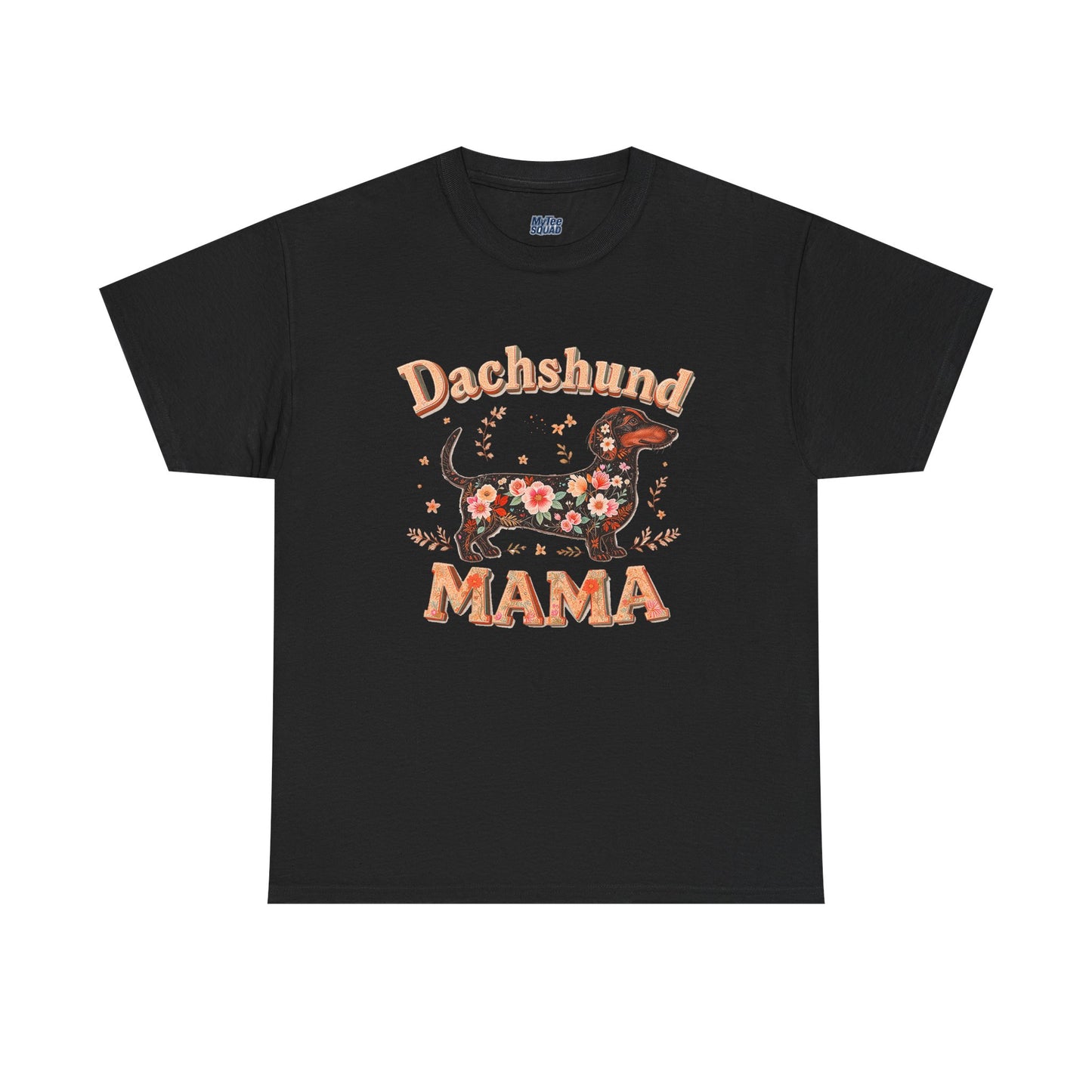 Dachshund Mama T-Shirt – Cute Floral Pup Lover Tee