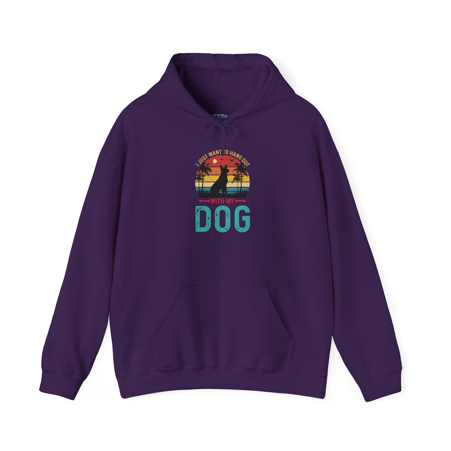 i Just Want To Hangout With My Dog' German Shephard Unisex T-Shirt