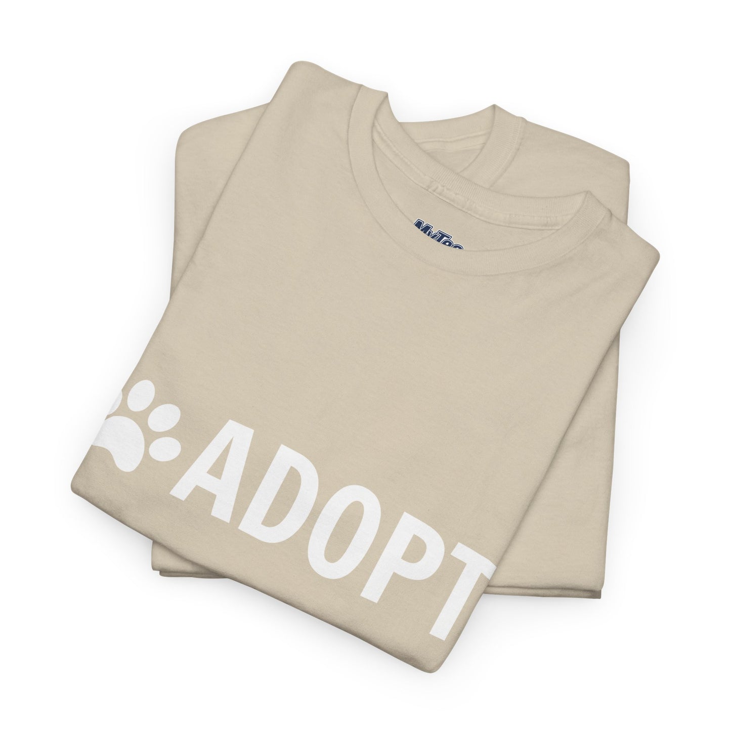 Adopt Unisex Heavy Cotton Tee | Perfect for Animal Lovers, Pet Adoption Events