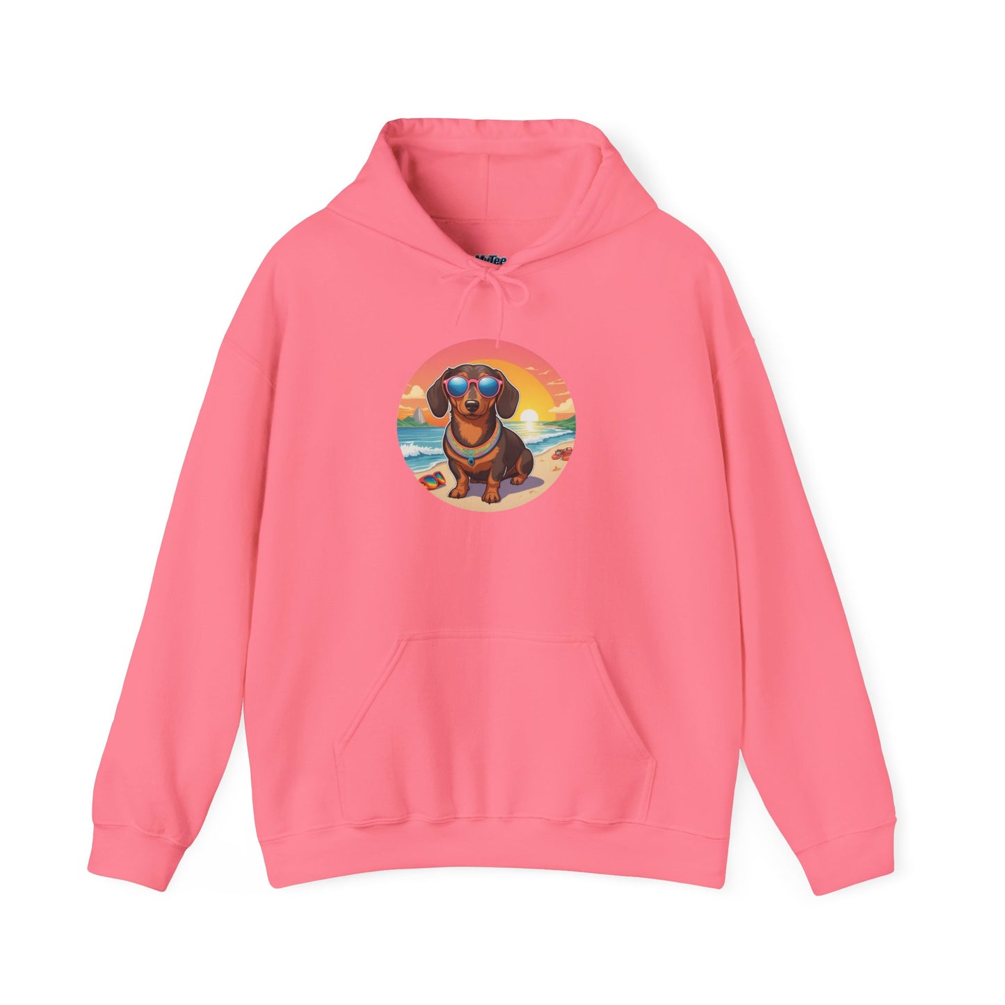 Dachshund Lover's Sunset Unisex Hoodie