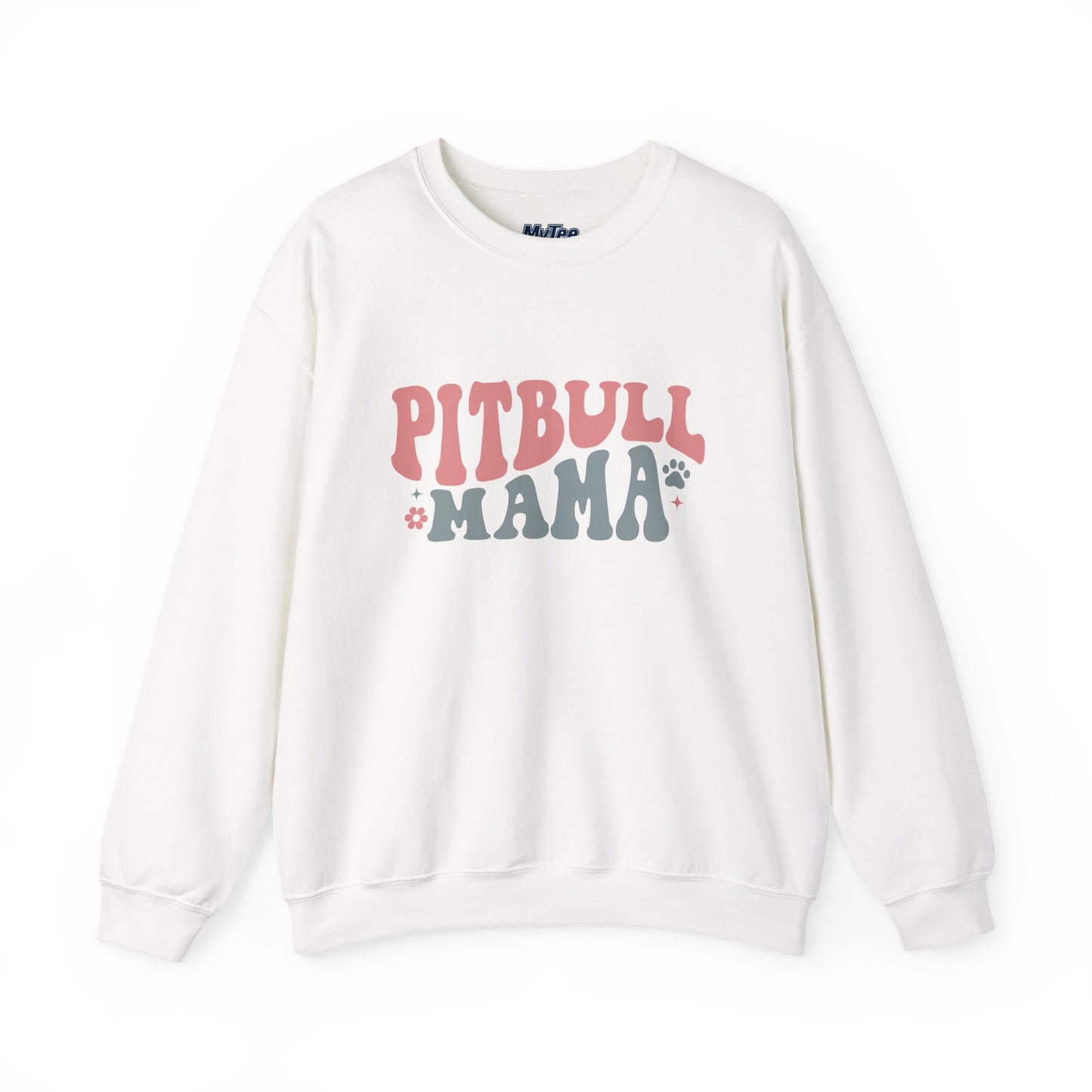 Pitbull Mama Crewneck Sweatshirt | Perfect Gift for Dog Mom