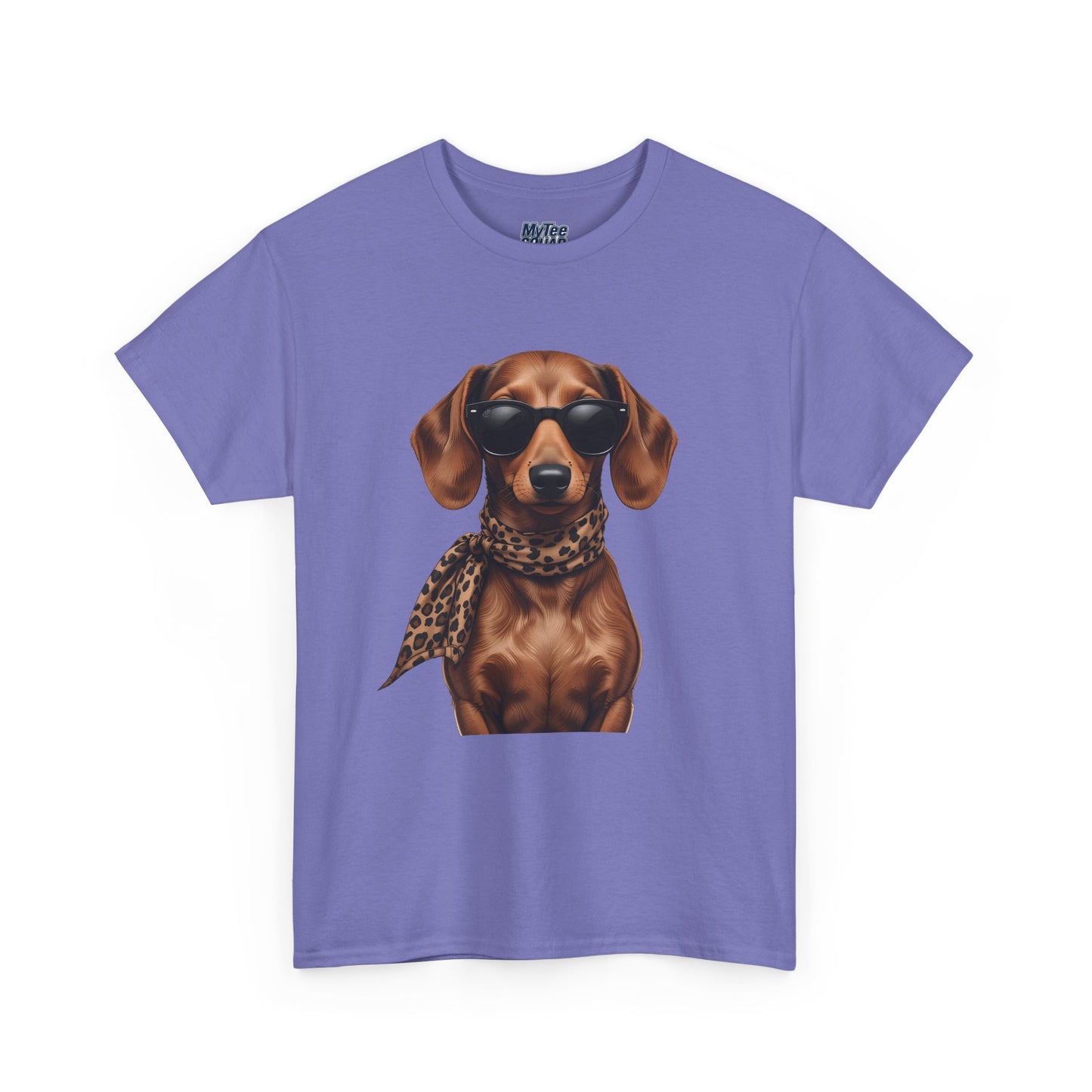 Dachshund With A Scarf Cotton T-Shirt