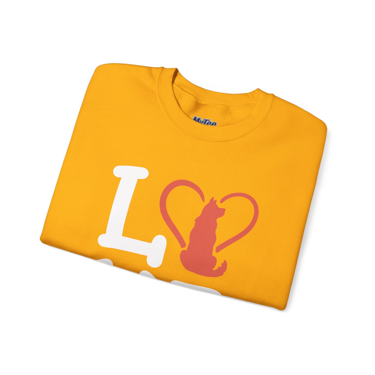 Love Cat Crewneck Sweatshirt - Perfect for Pet Lovers, Gift For Cat Owners