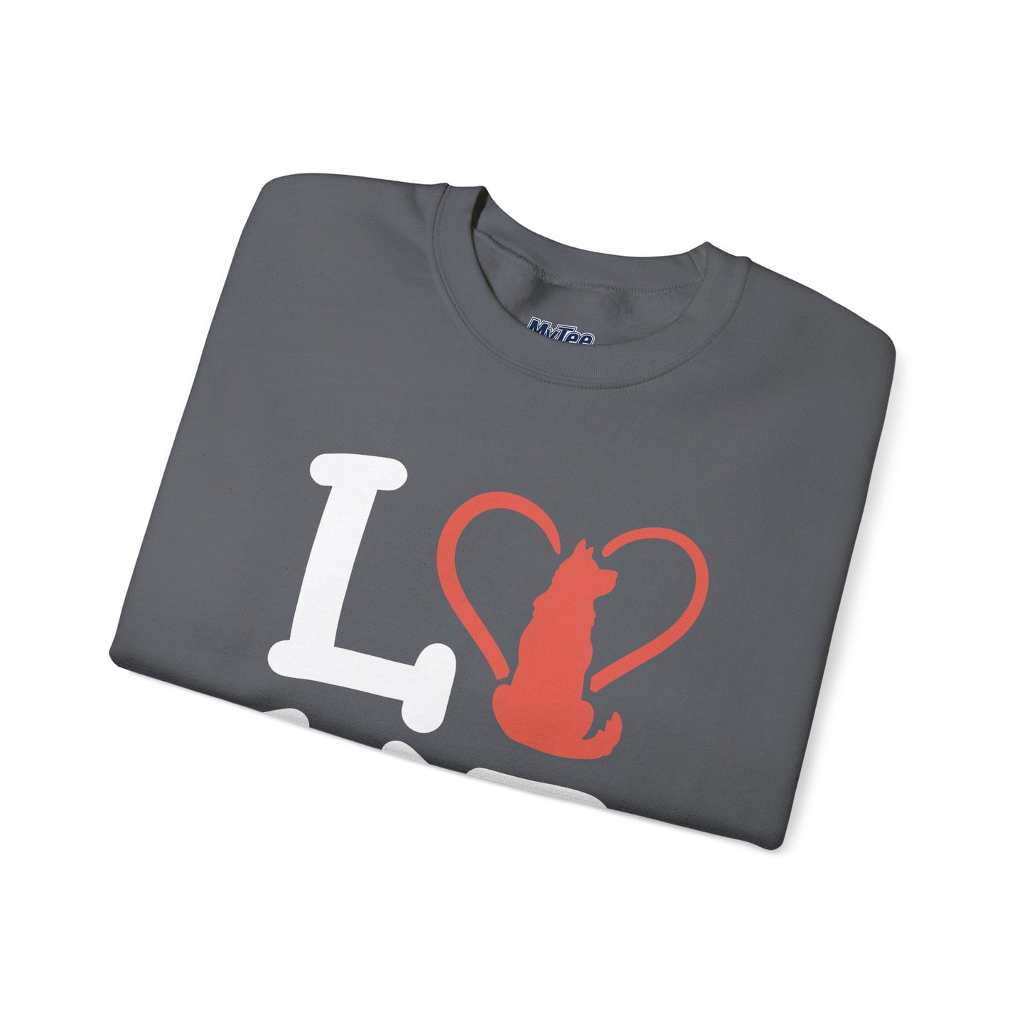 Love Cat Crewneck Sweatshirt - Perfect for Pet Lovers, Gift For Cat Owners