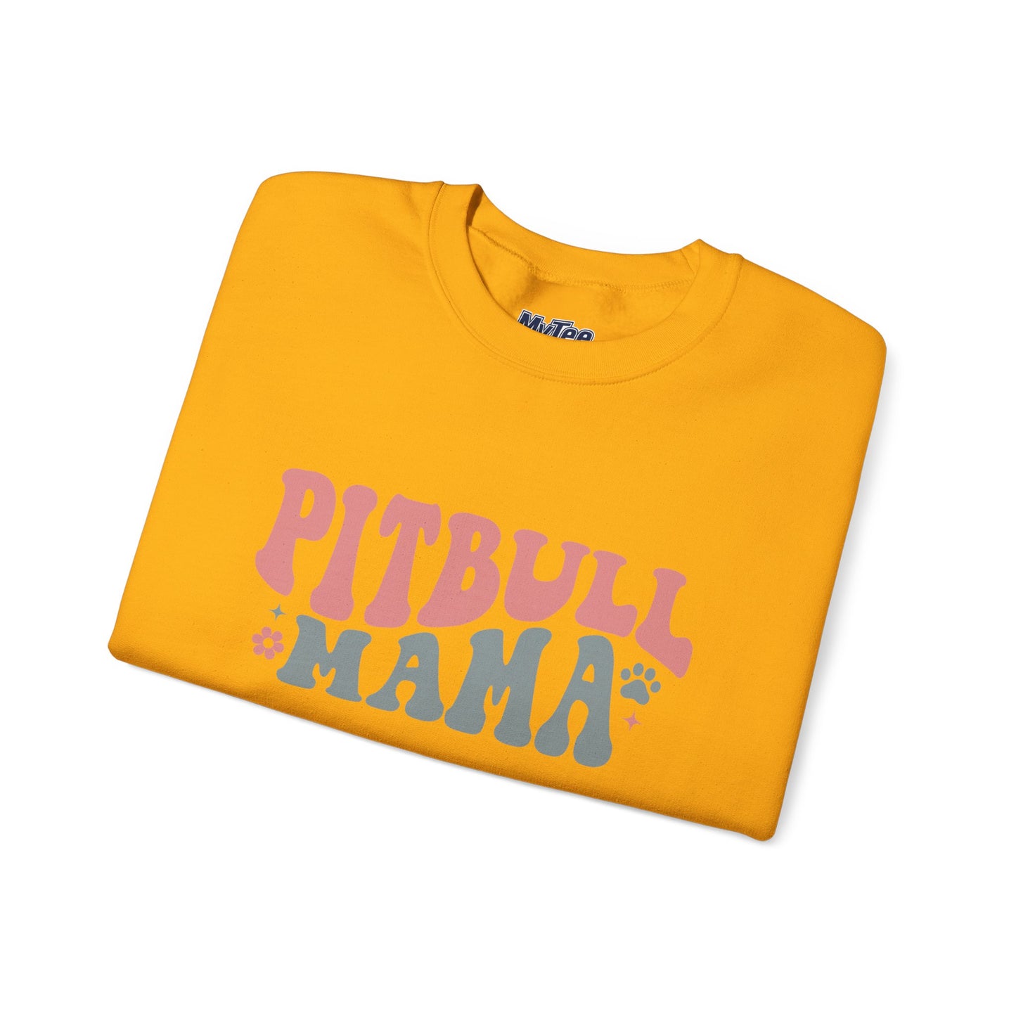 Pitbull Mama Crewneck Sweatshirt | Perfect Gift for Dog Mom