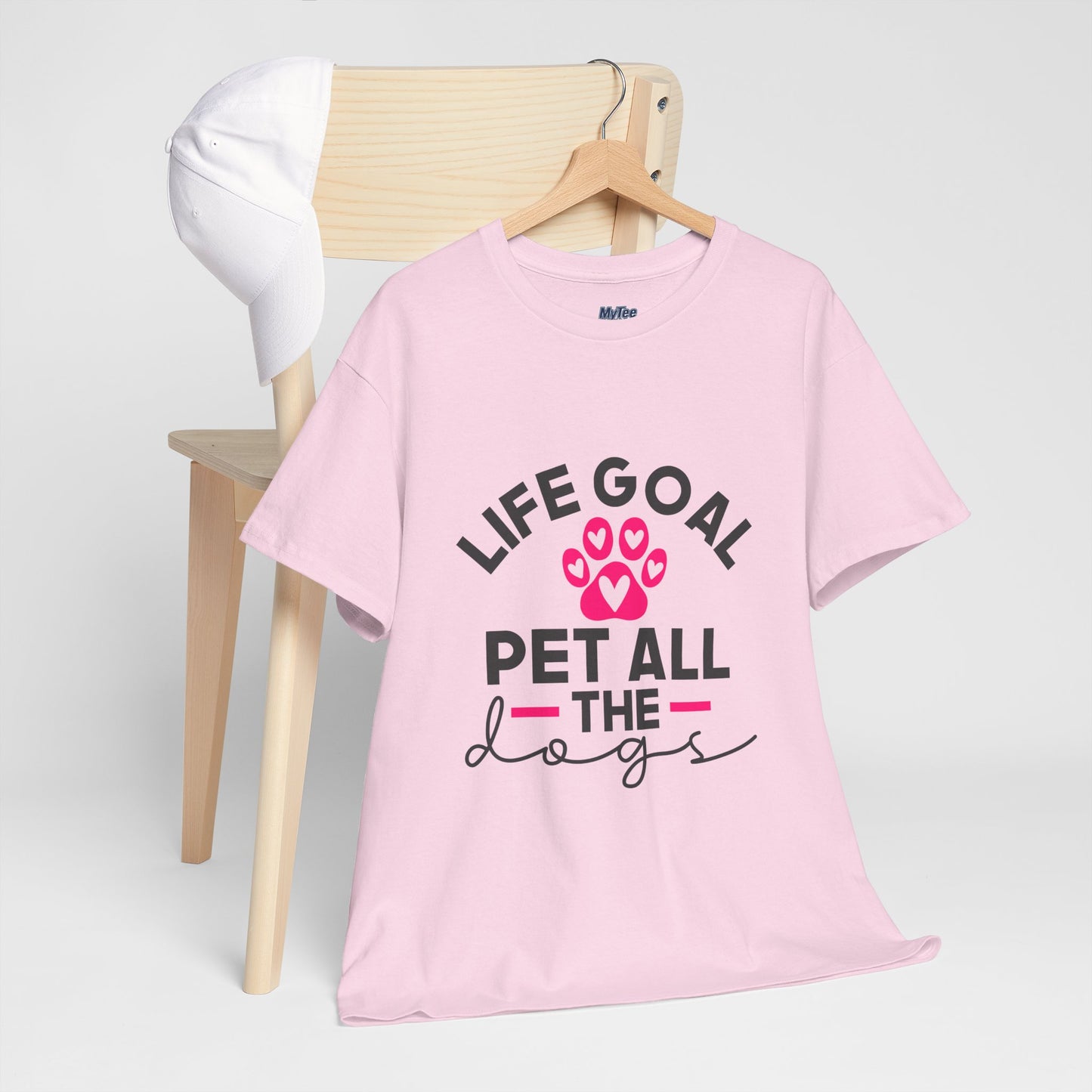 Life Goal Pet All The Dogs Unisex T-Shirt | Pet Every Pup Tee