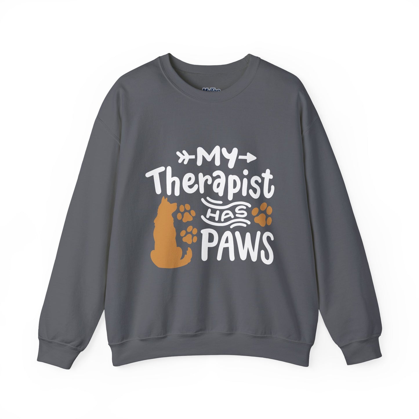 My Therapist Has Paws Unisex Sweatshirt | Cat & Dog Gifts, Animal Lover Apparel