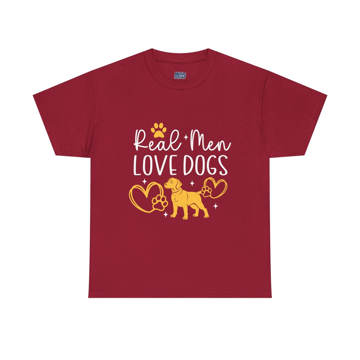Real Men Love Dogs Cotton T-Shirts | Dog Lover