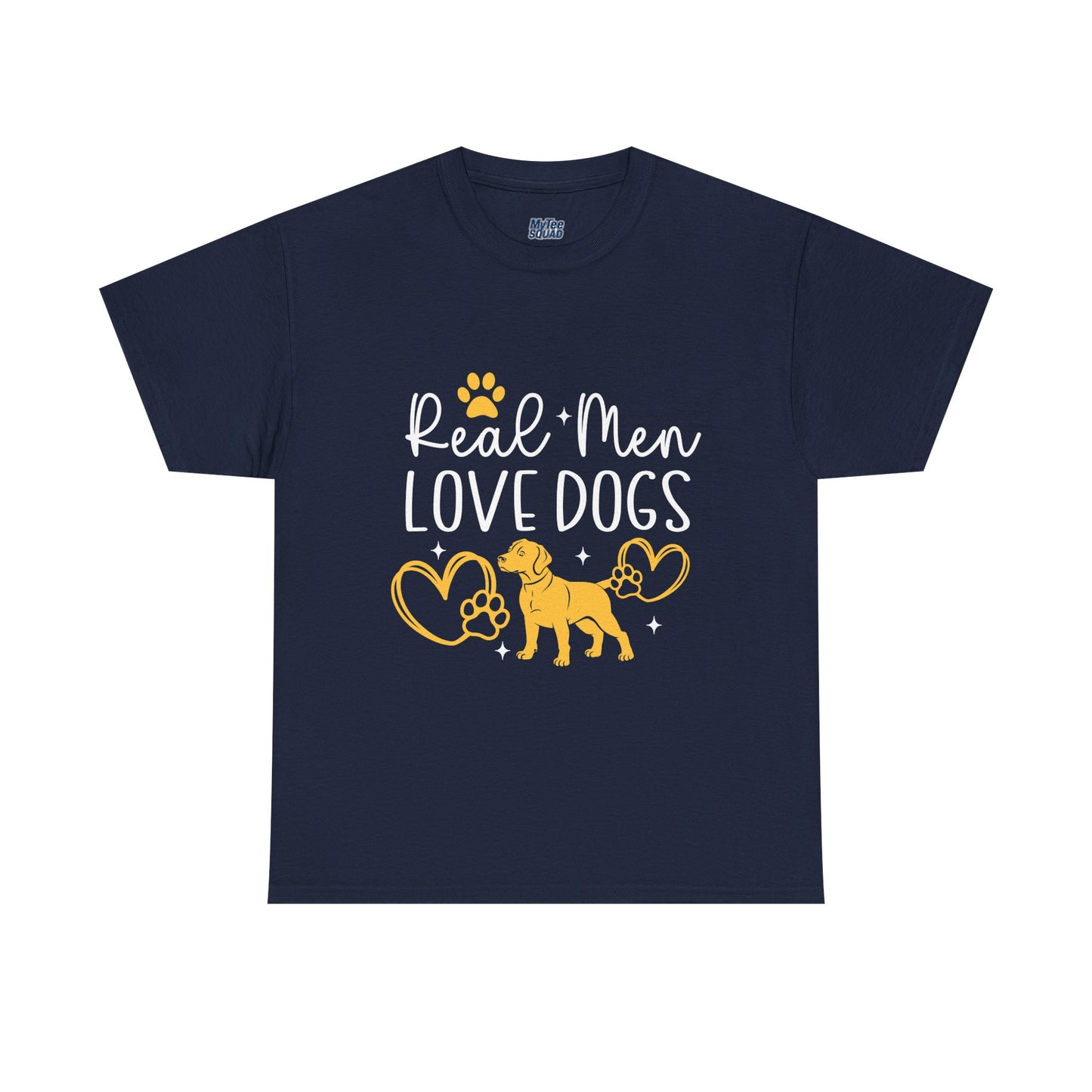 Real Men Love Dogs Cotton T-Shirts | Dog Lover