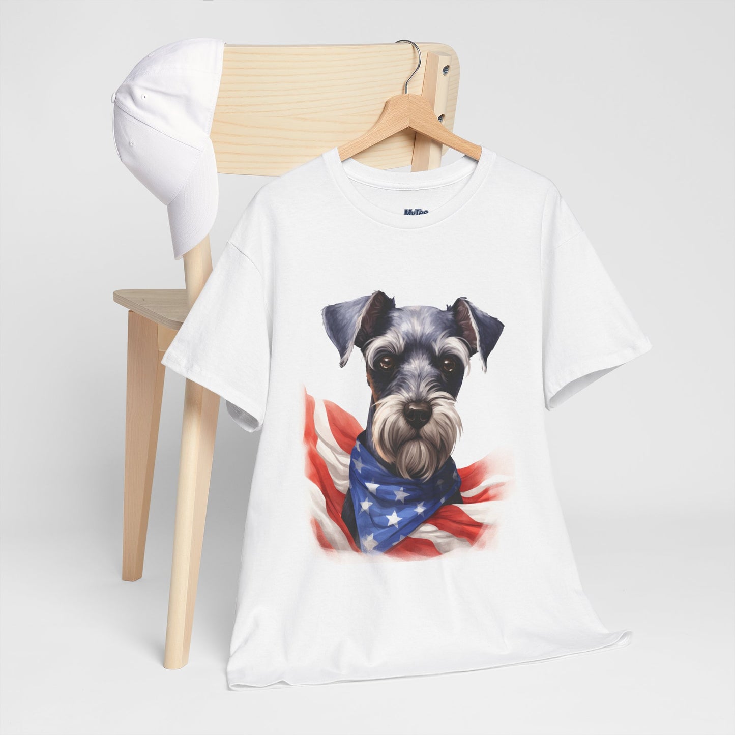 Patriotic Miniature Schnauzer Unisex T-Shirt