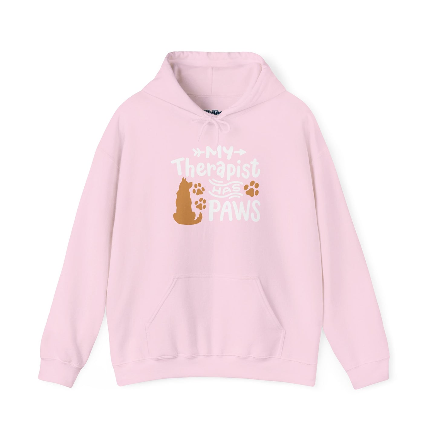 My Therapist Has Paws Pet Lover Hoodie | Animal Therapy Gift