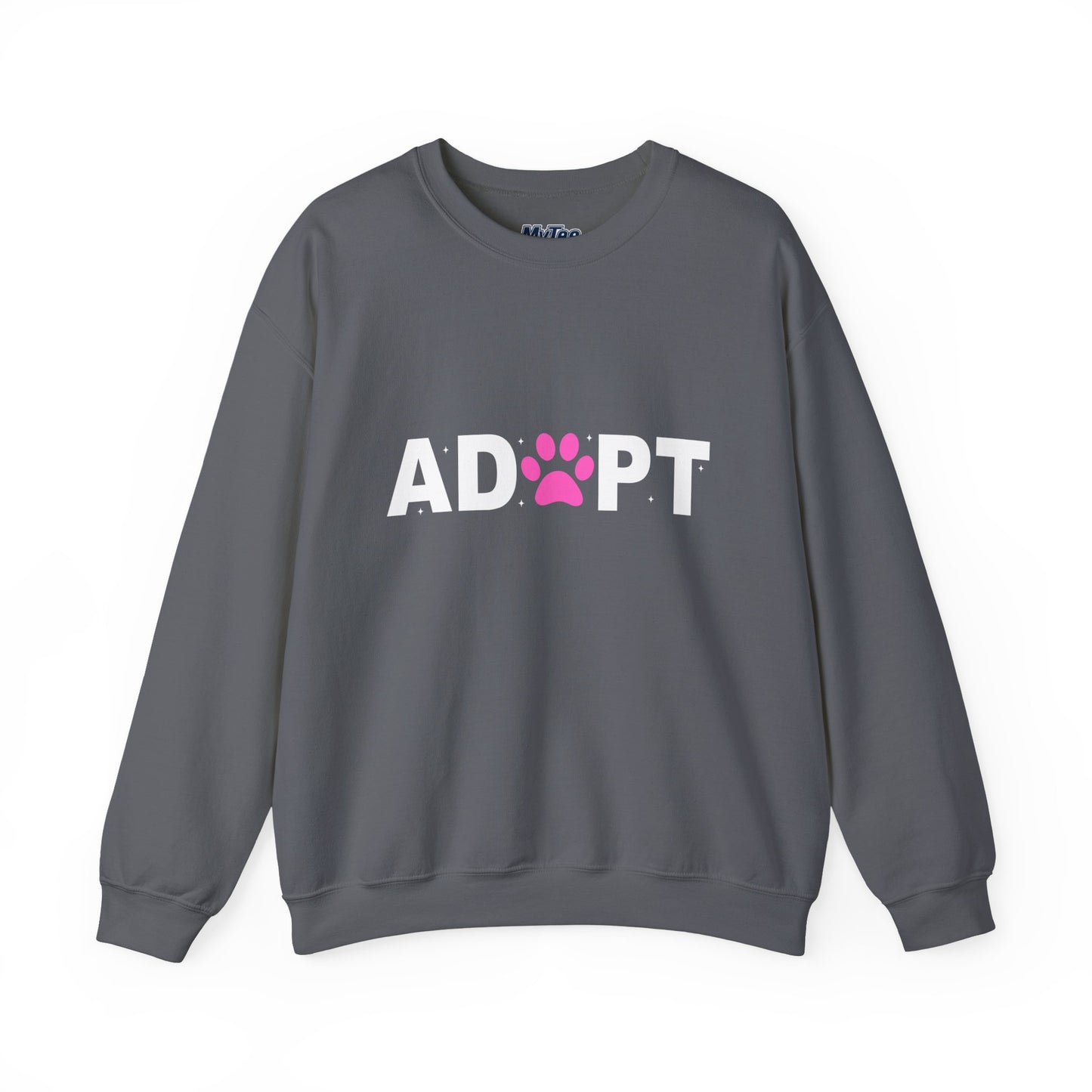 Adopt Themed Unisex Crewneck Sweatshirt - Comfortable Casual Wear