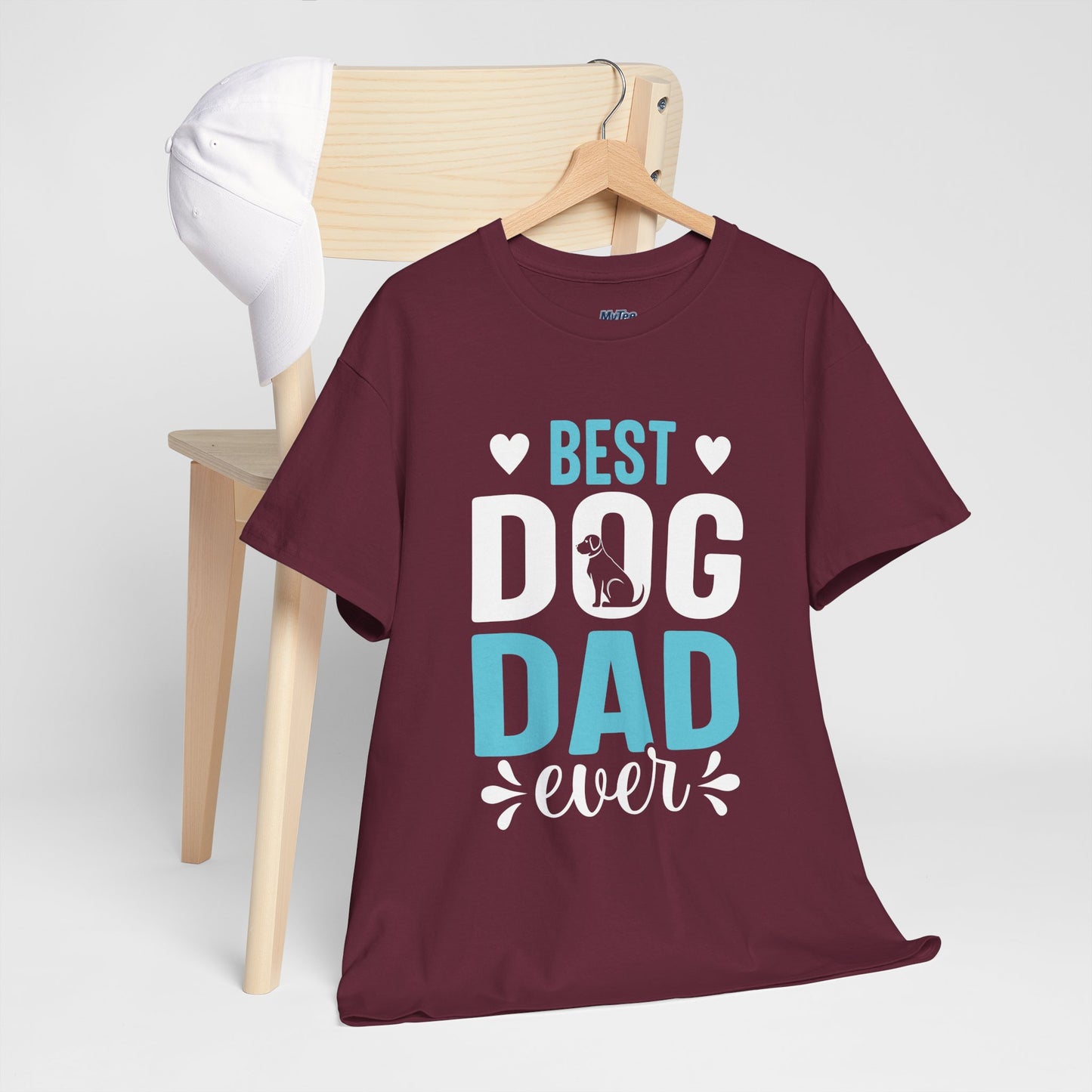 Best Dog Dad Ever Cotton T-Shirt