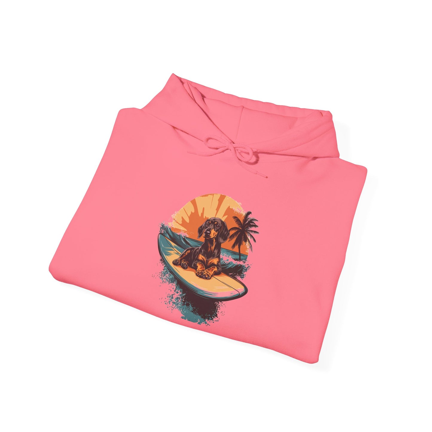Dachshund Sunset Unisex Hoodie – Chill Pup Style For Dog Lovers