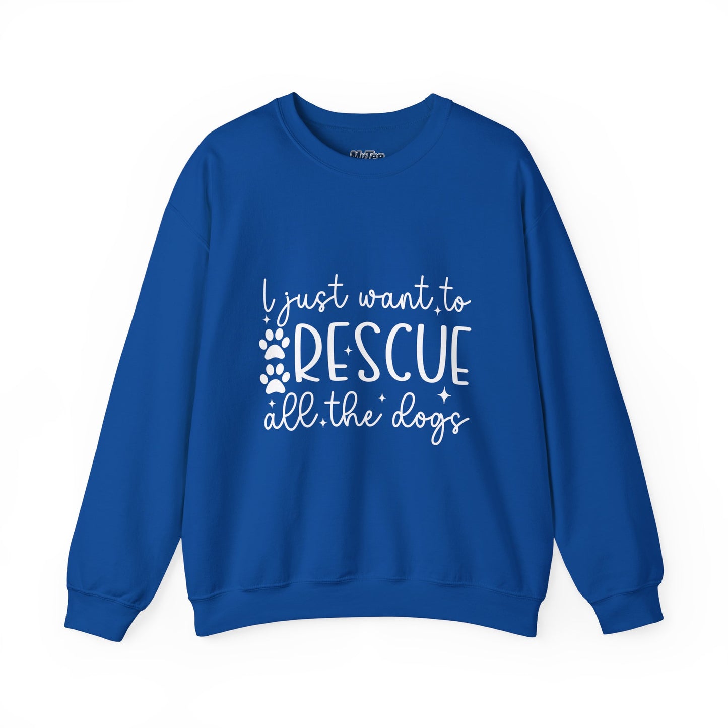I Just Want To Rescue All The Dogs Unisex Sweatshirt | Cozy Mission Wear