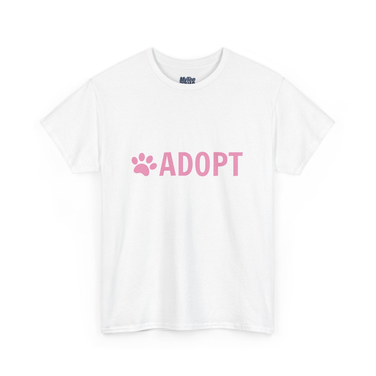 Adopt Unisex Heavy Cotton Tee | Perfect for Animal Lovers, Pet Adoption Events