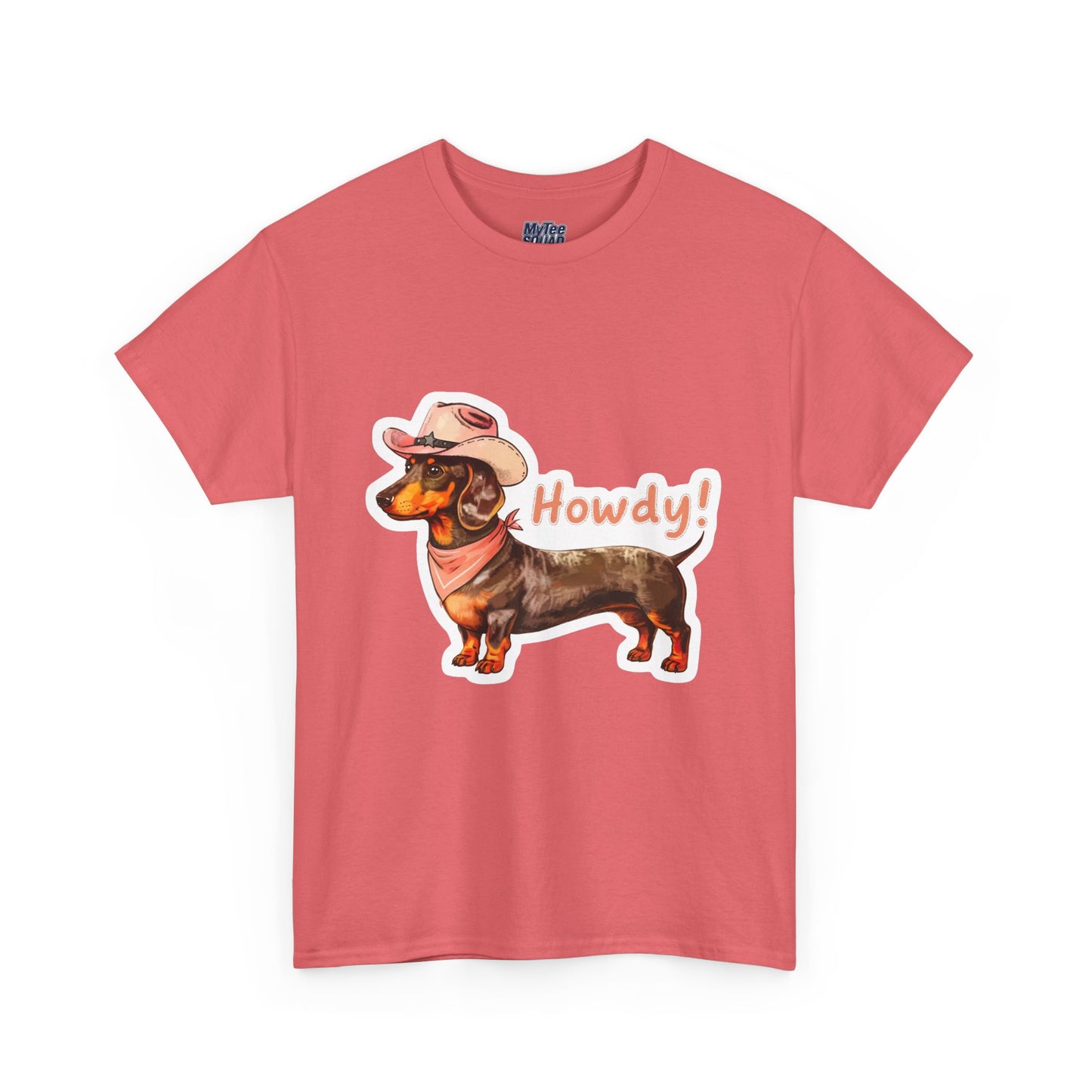 Dachshund Howdy Unisex T-Shirt – Southern Charm For Pup Fans