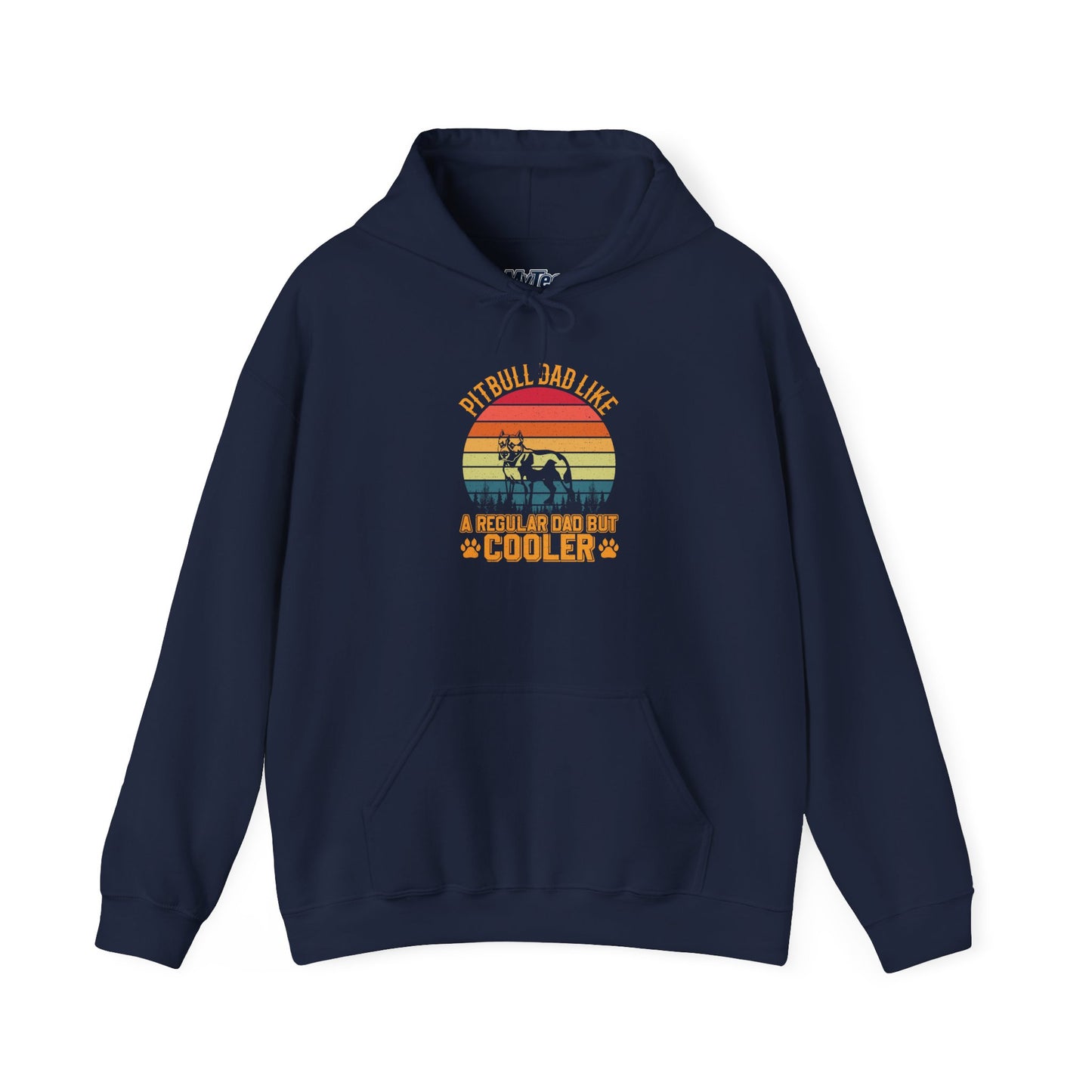 'Pitbull Dad Like A Regular Dad But Cooler' Cozy Hoodie