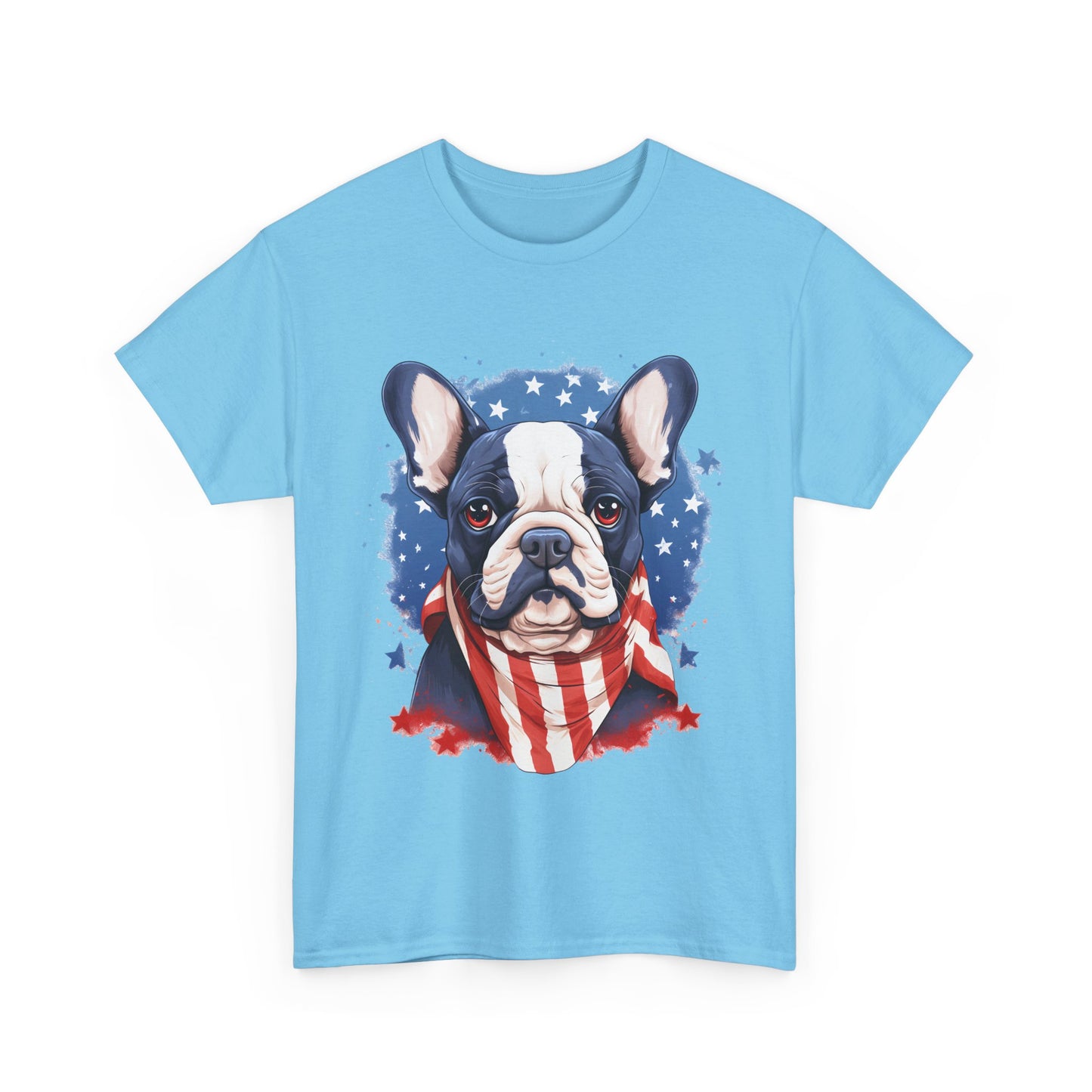 Patriotic French Bulldog Unisex T-Shirt | Dog Lover