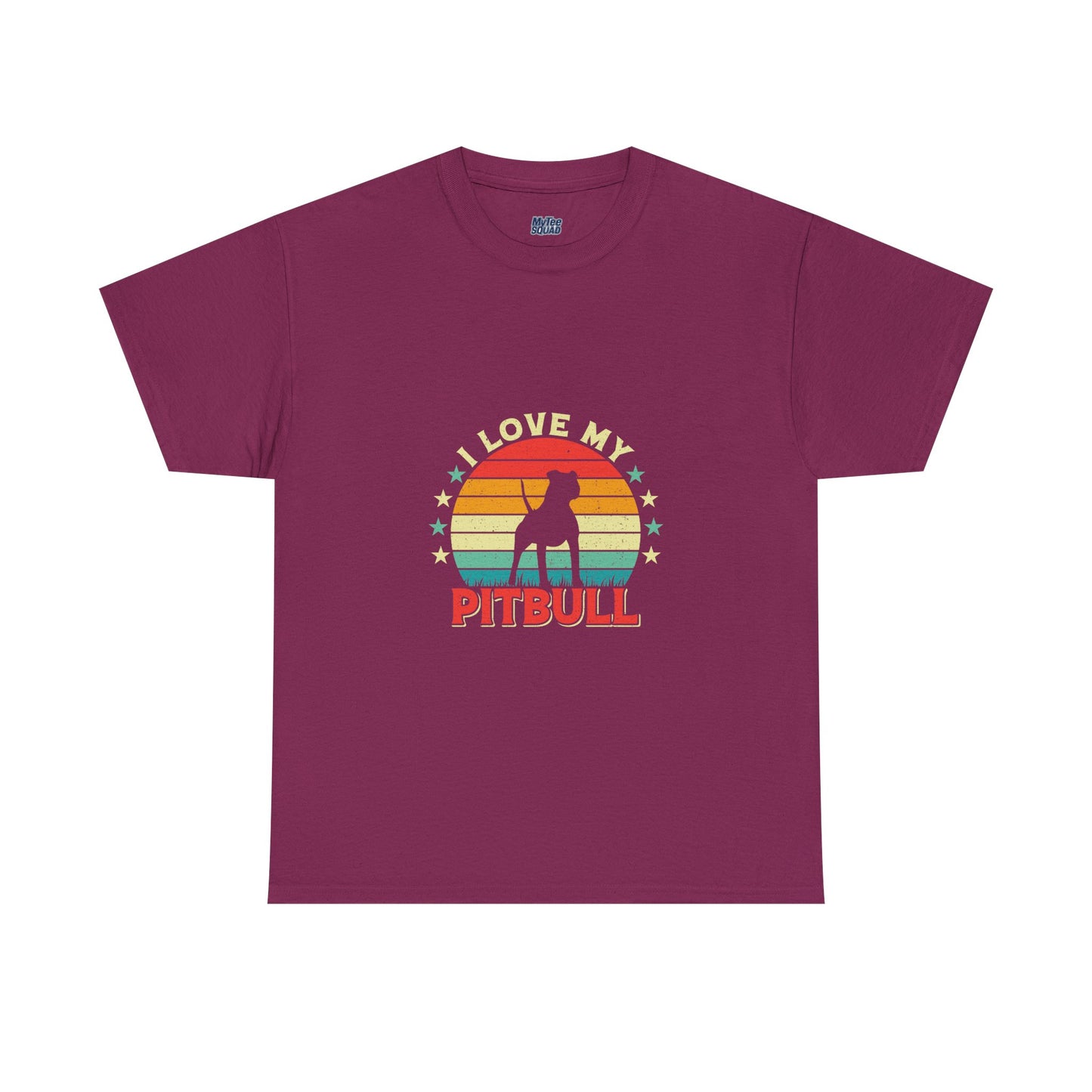 I Love My Pitbull Unisex T-Shirt | Best Gift For Dog Mom & Dad