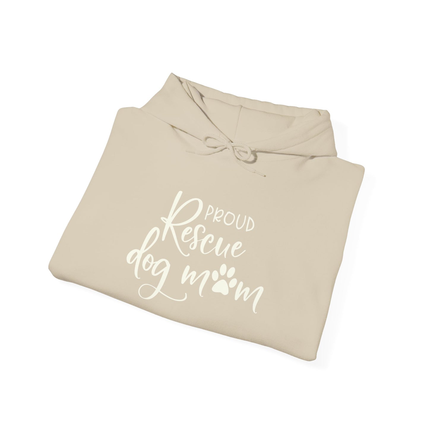 Proud Rescue Dog Mom Hoodie | Dog Mama Gift