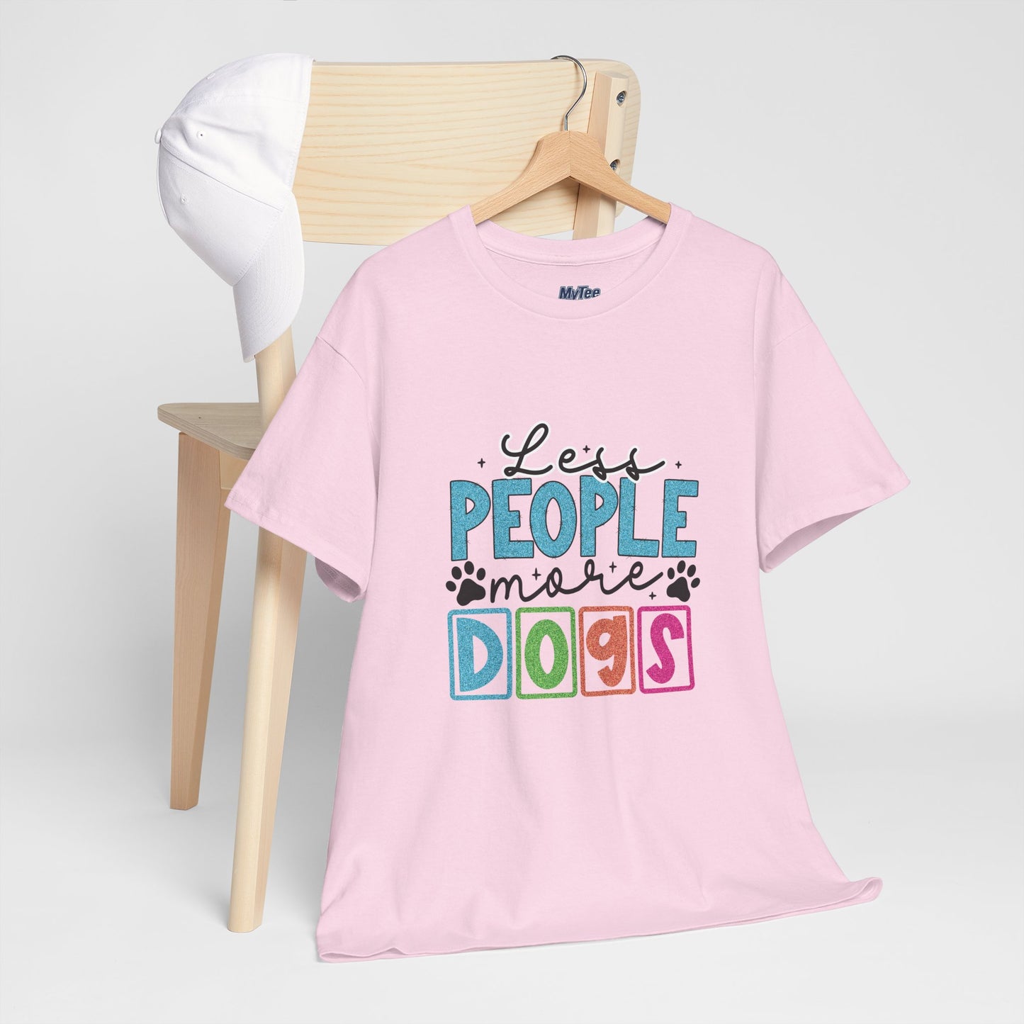Less People More Dogs T-Shirt – The Dog Lover’s Motto