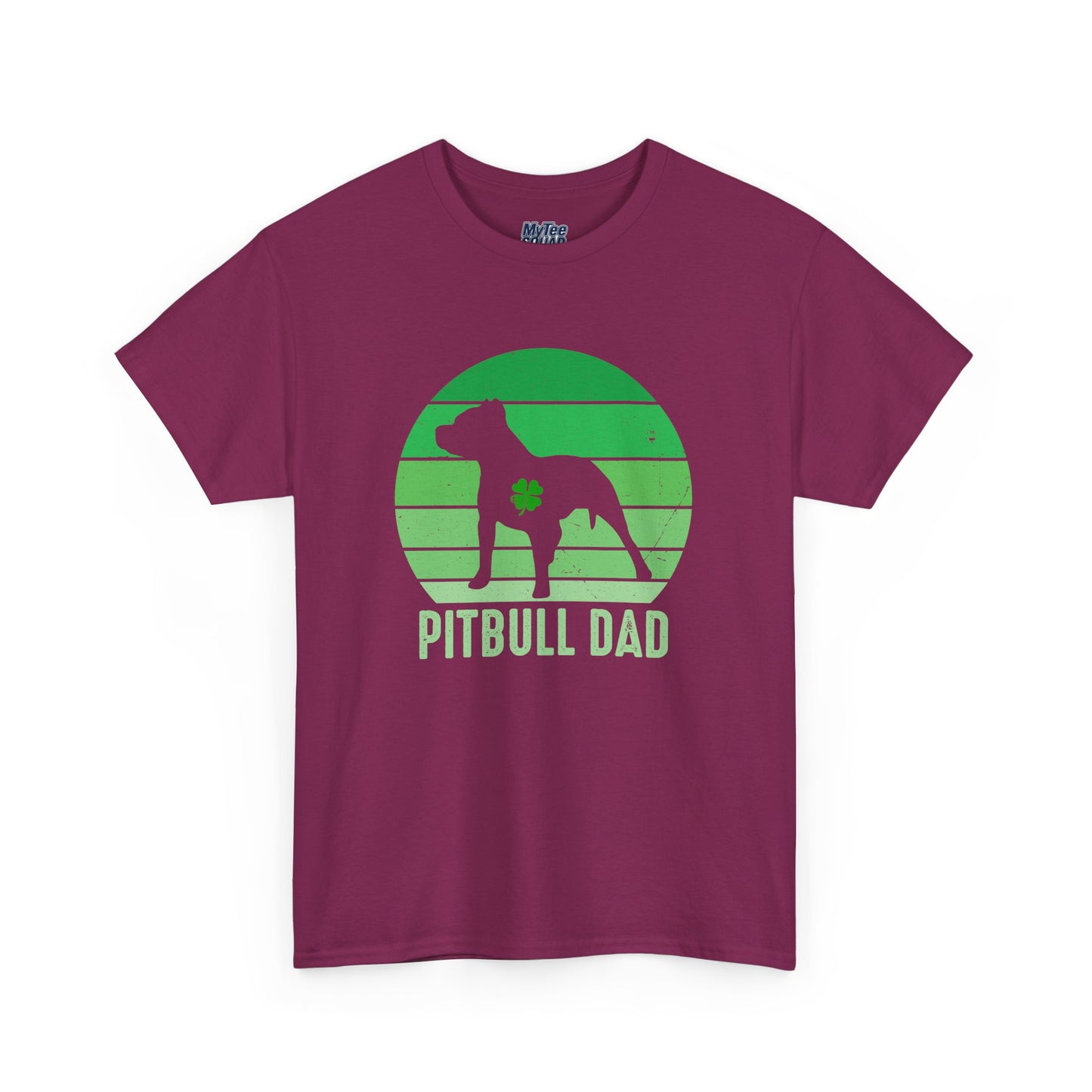 Pitbull Dad Heavy Cotton Tee | Father's Day Gift